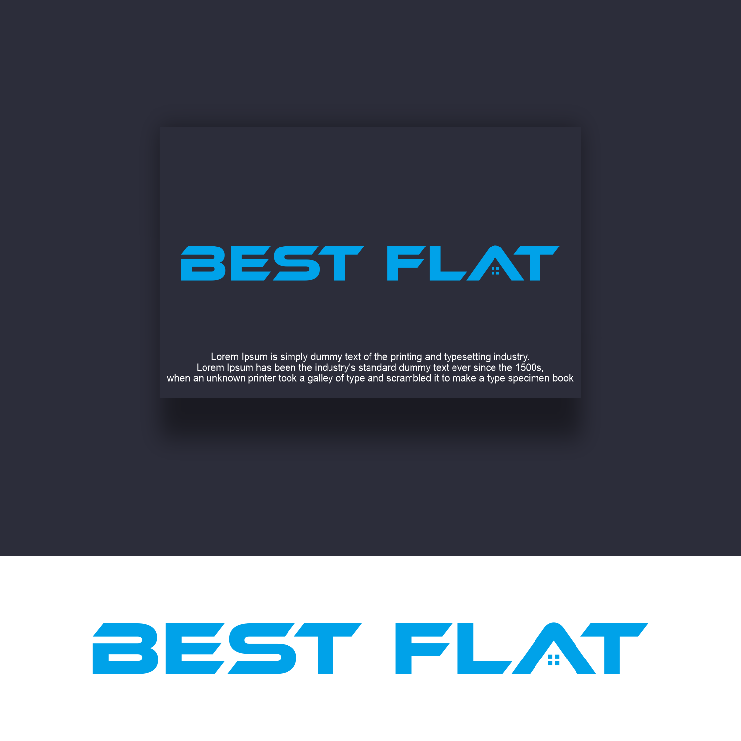 Logo Design by Eldmal for Best Flat | Design #33037257
