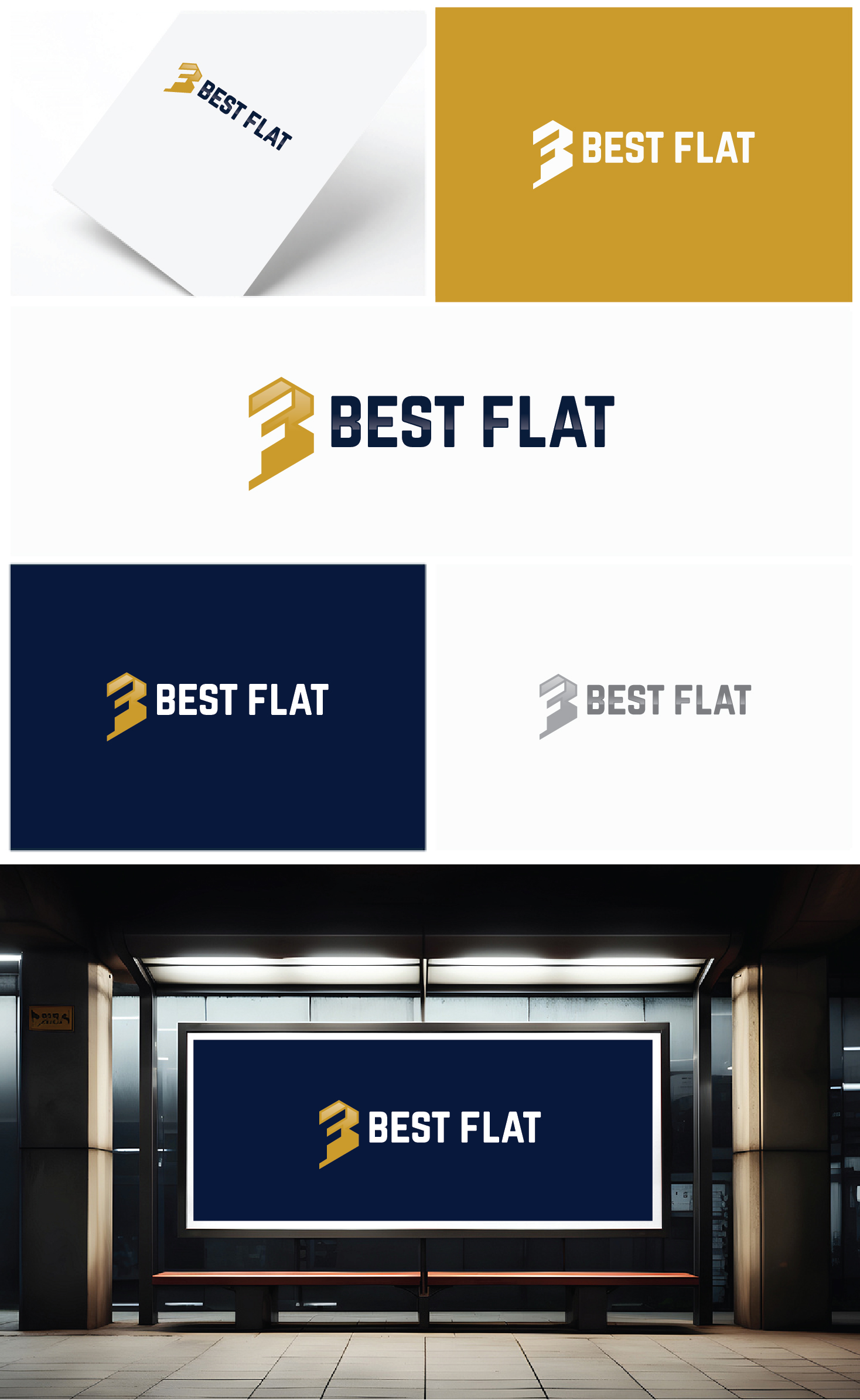 Logo Design by Deziners Zone for Best Flat | Design #33037961