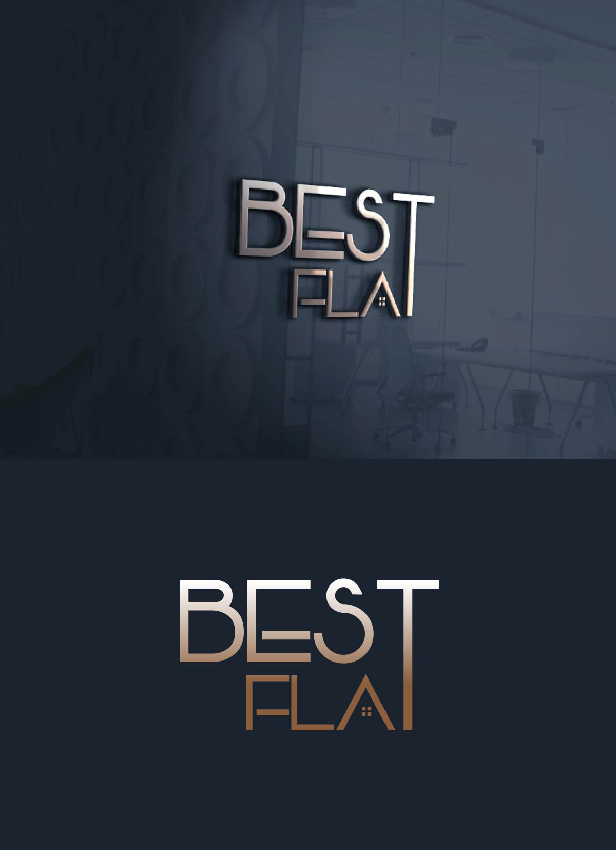 Logo Design by fly  design for Best Flat | Design #33042772