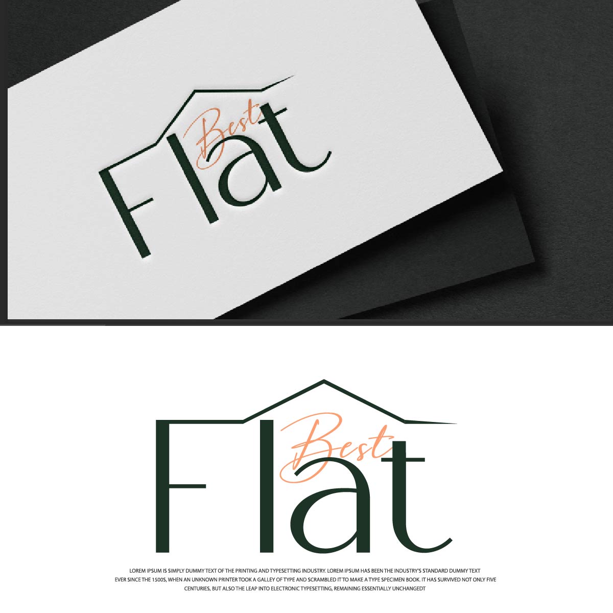 Logo Design by fly  design for Best Flat | Design #33042773