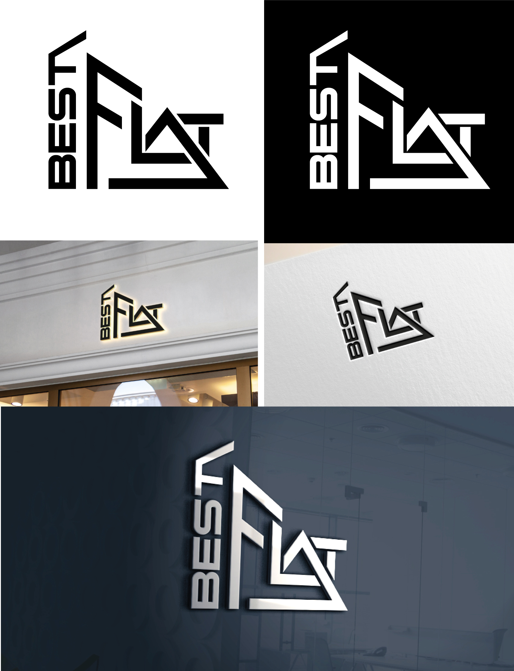 Logo Design by Rubia@ for Best Flat | Design #33041535