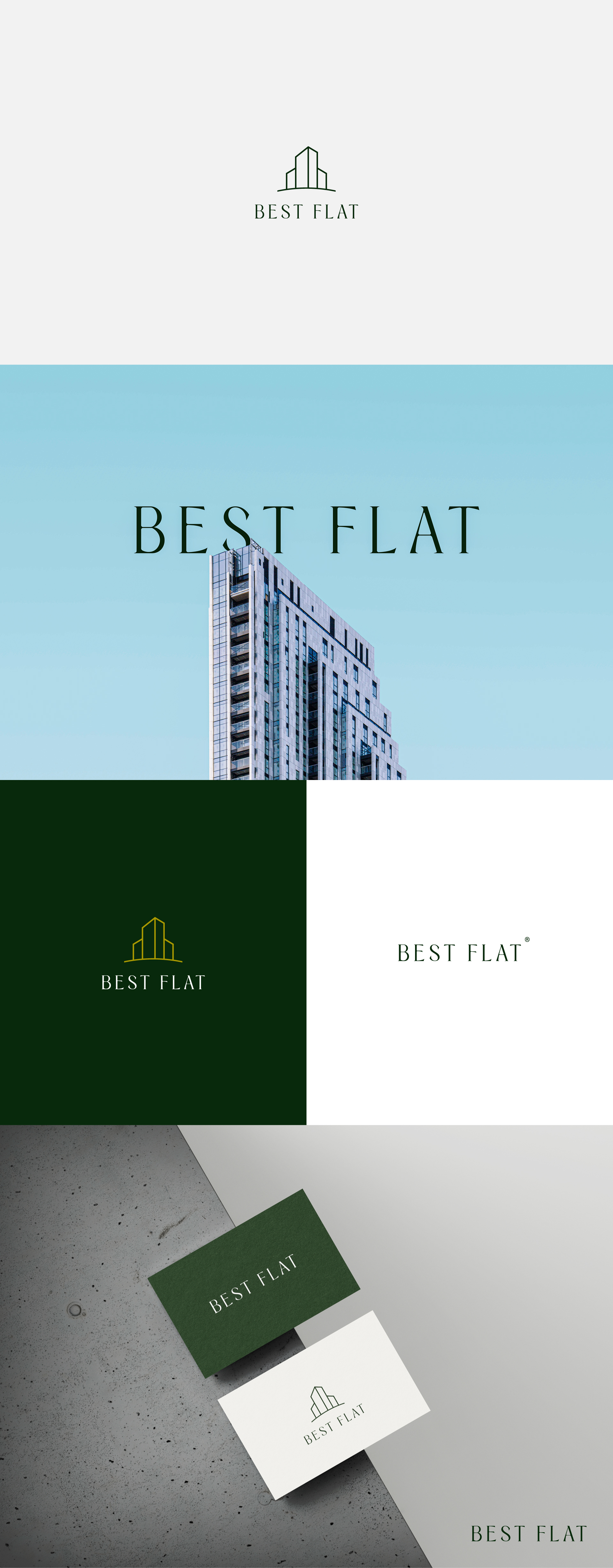 Logo Design by Moon Design. for Best Flat | Design #33038189