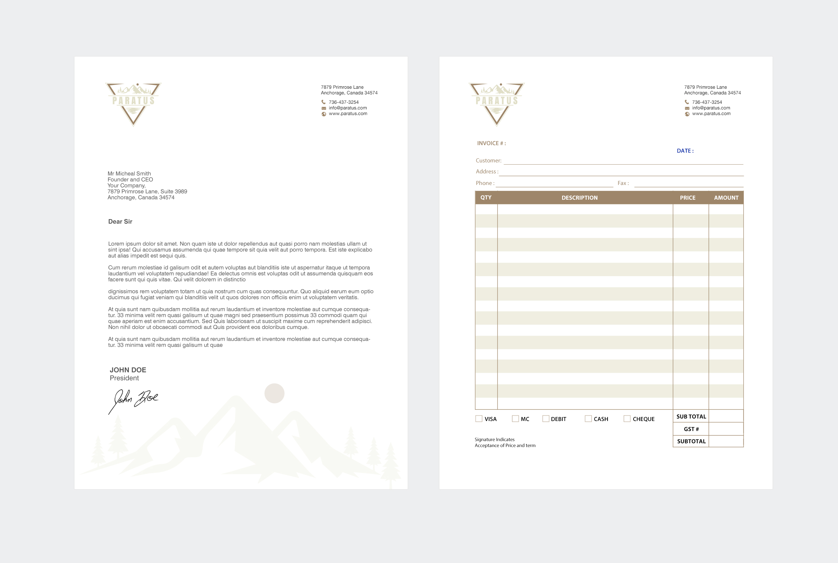 Diseño de Papelería por chandrayaan.creative para este proyecto | Diseño #33049983