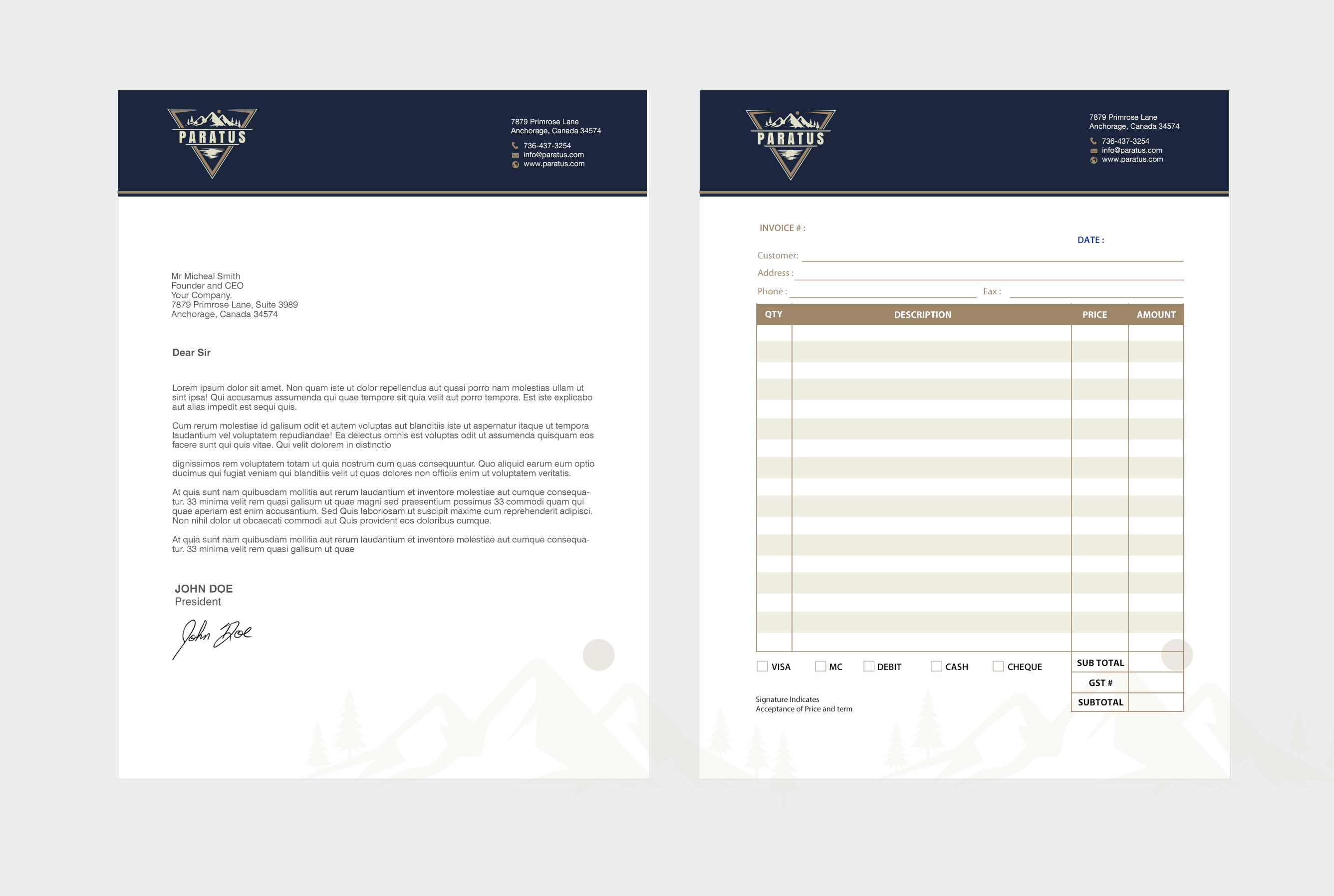 Stationery Design by chandrayaan.creative for this project | Design #33059599