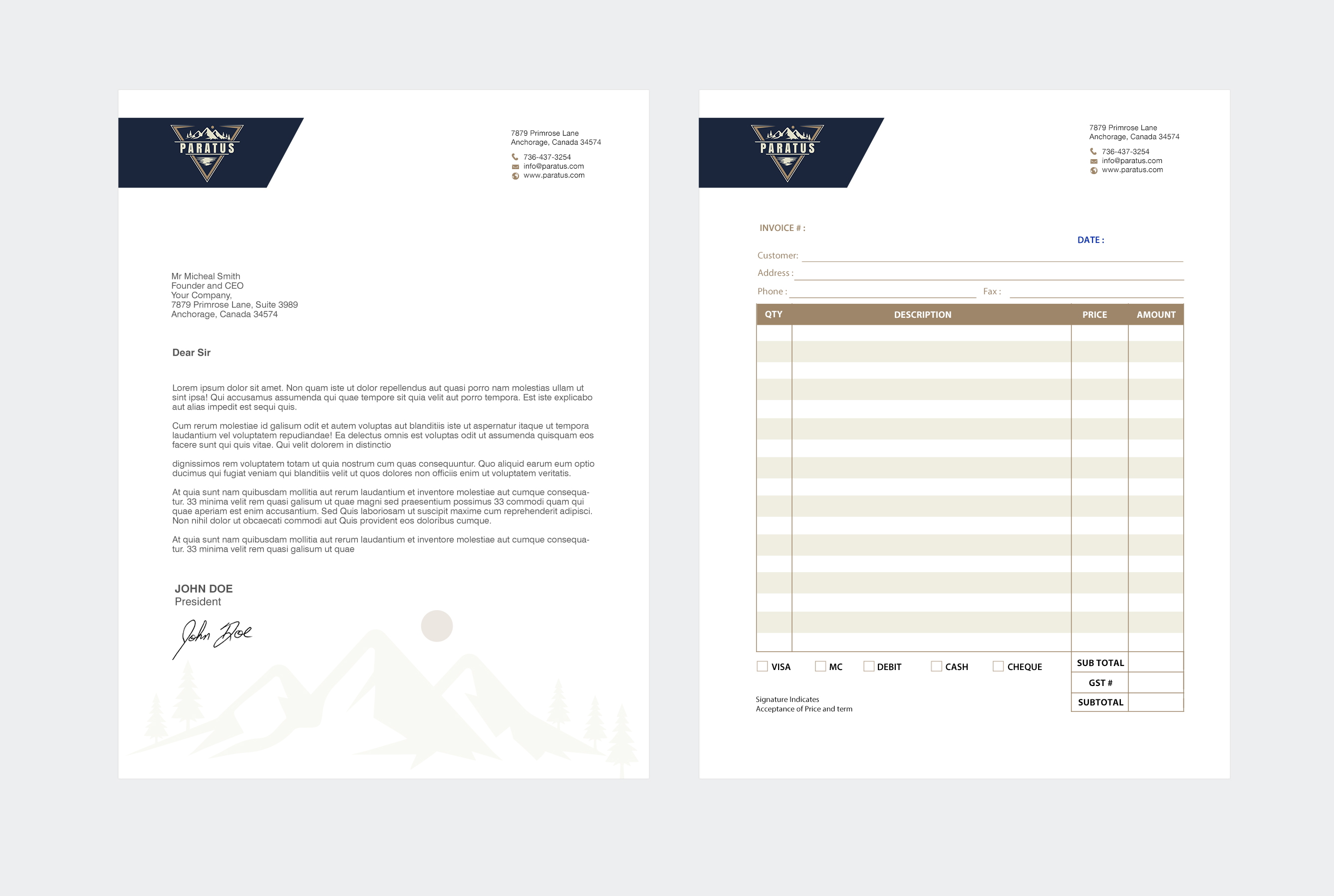 Stationery Design by chandrayaan.creative for this project | Design #33059747