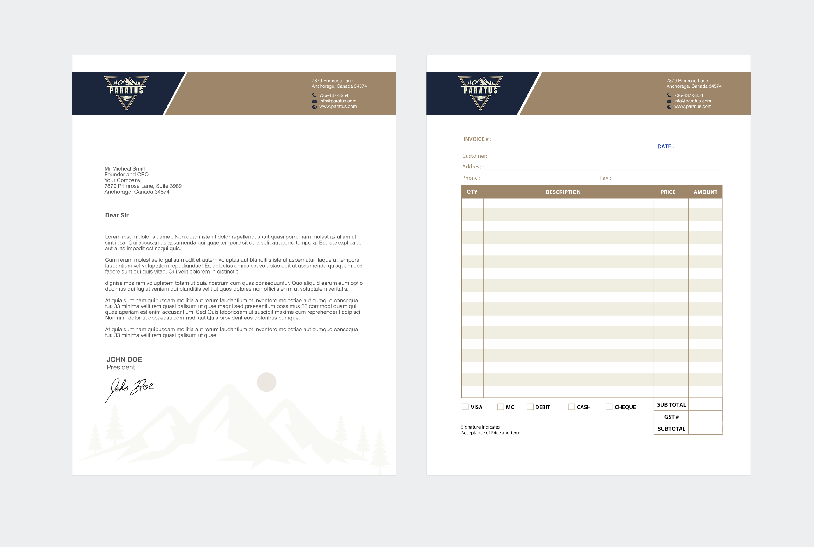 Stationery Design by chandrayaan.creative for this project | Design #33059748