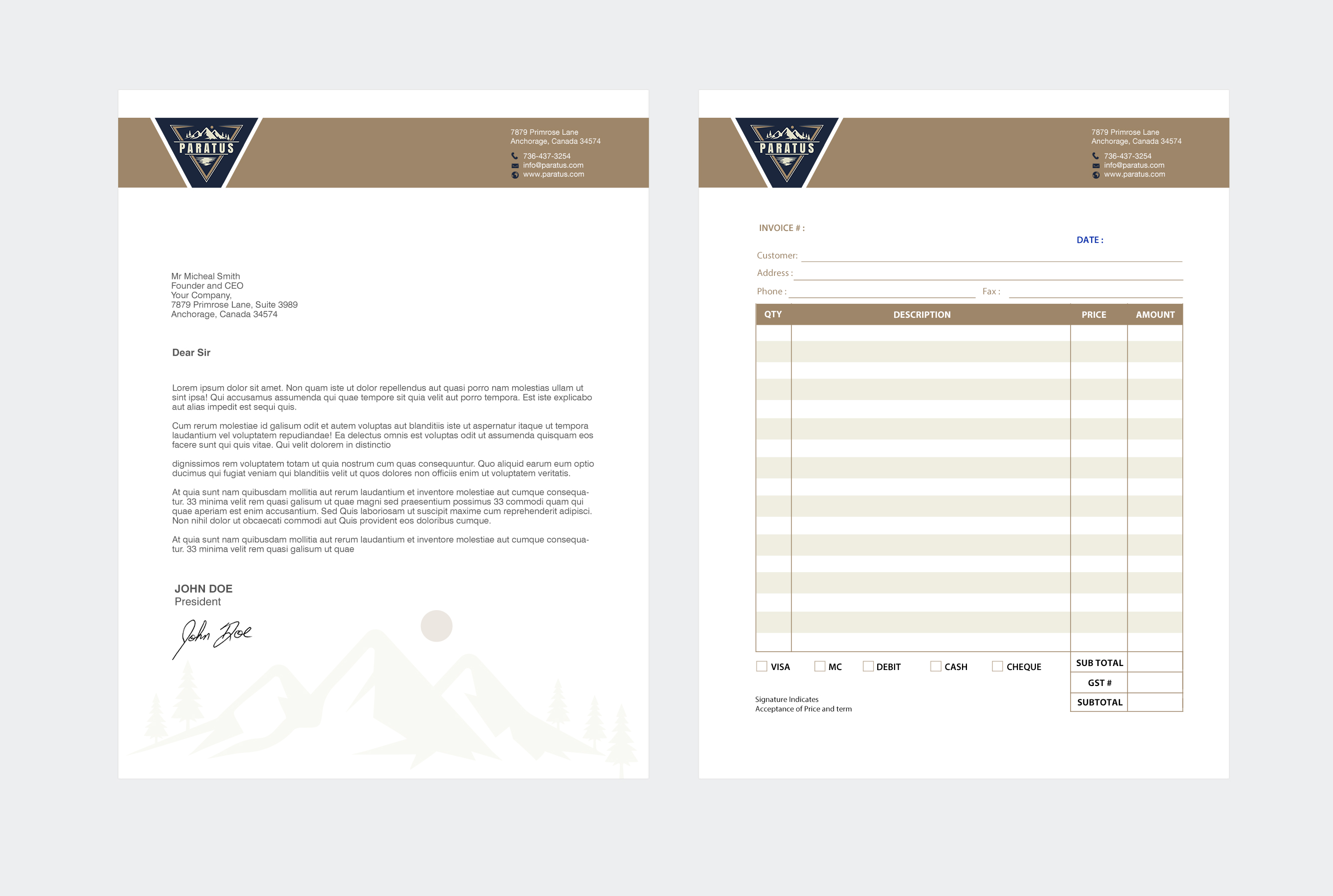 Stationery Design by chandrayaan.creative for this project | Design #33059756