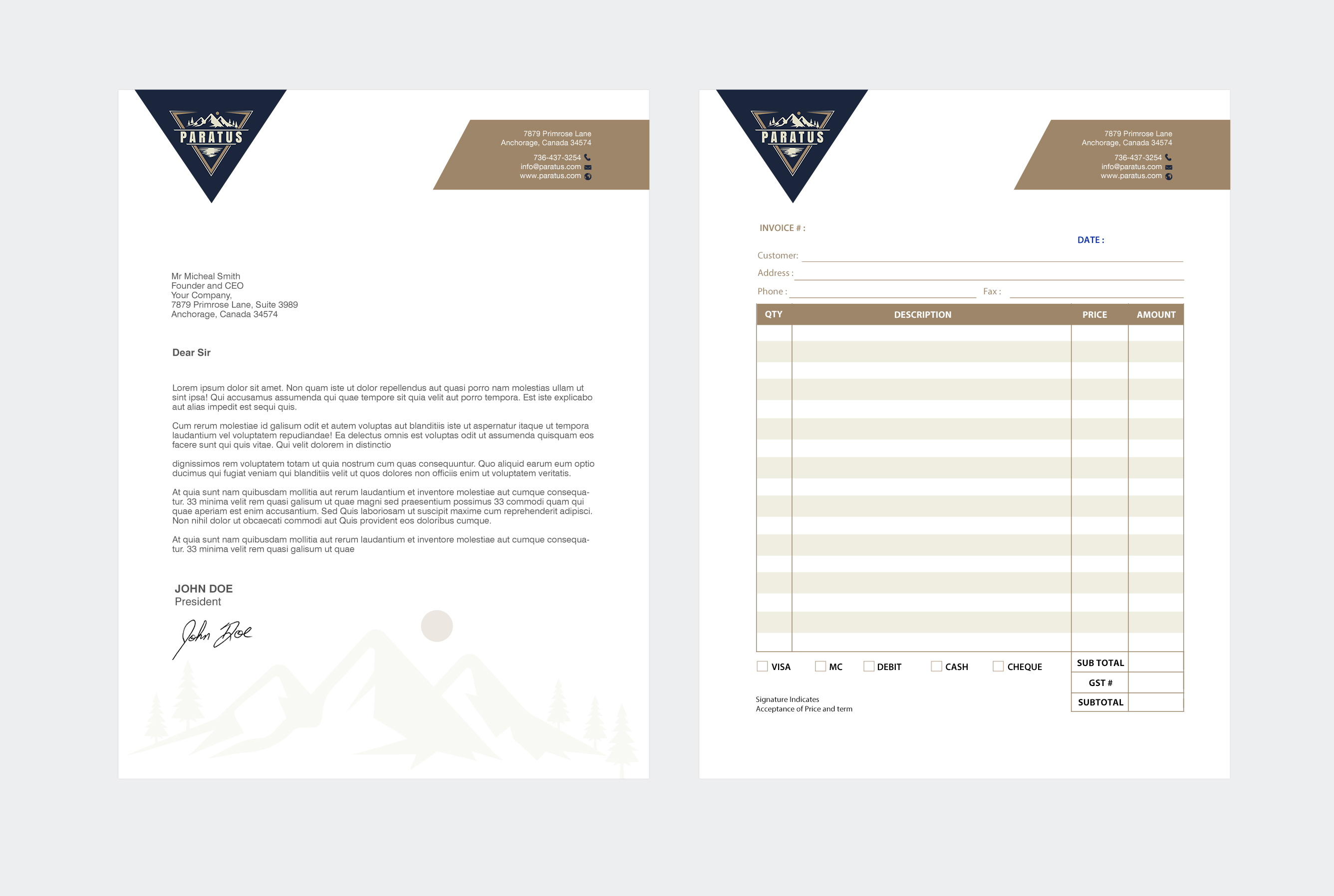 Stationery Design by chandrayaan.creative for this project | Design #33059757