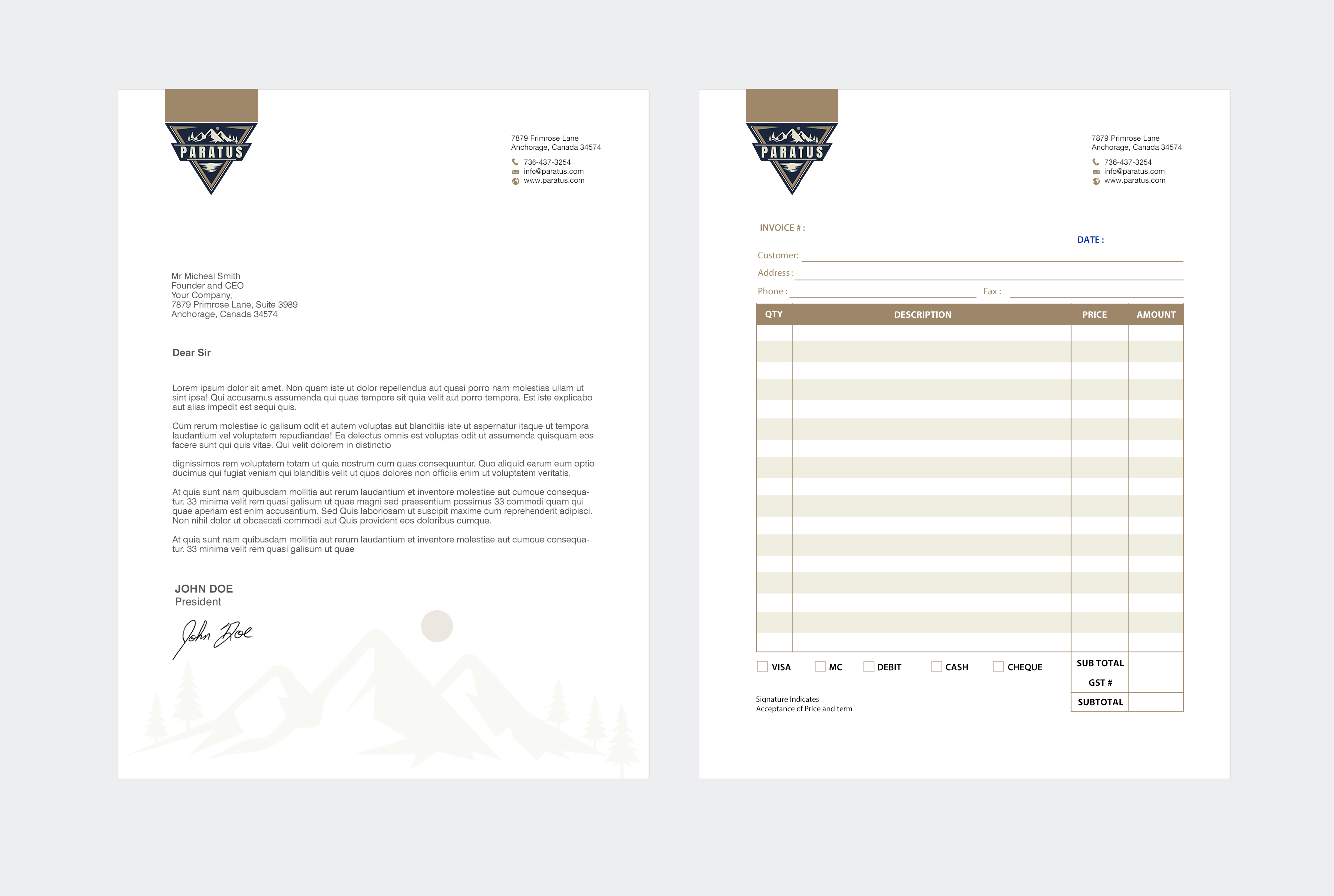 Stationery Design by chandrayaan.creative for this project | Design #33059758