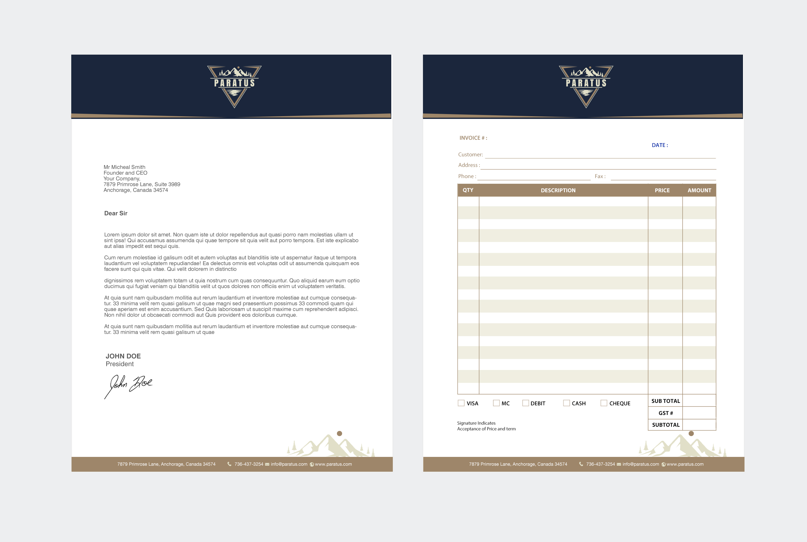 Stationery Design by chandrayaan.creative for this project | Design #33059808