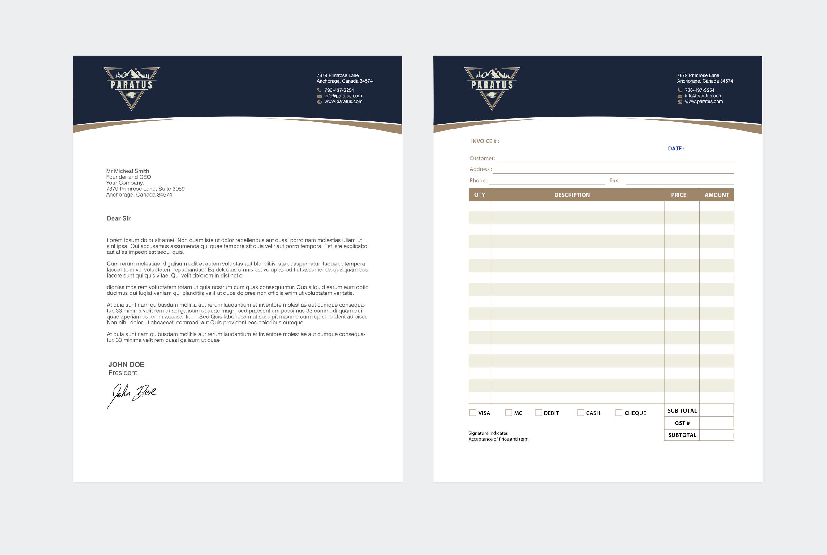 Diseño de Papelería por chandrayaan.creative para este proyecto | Diseño #33059940