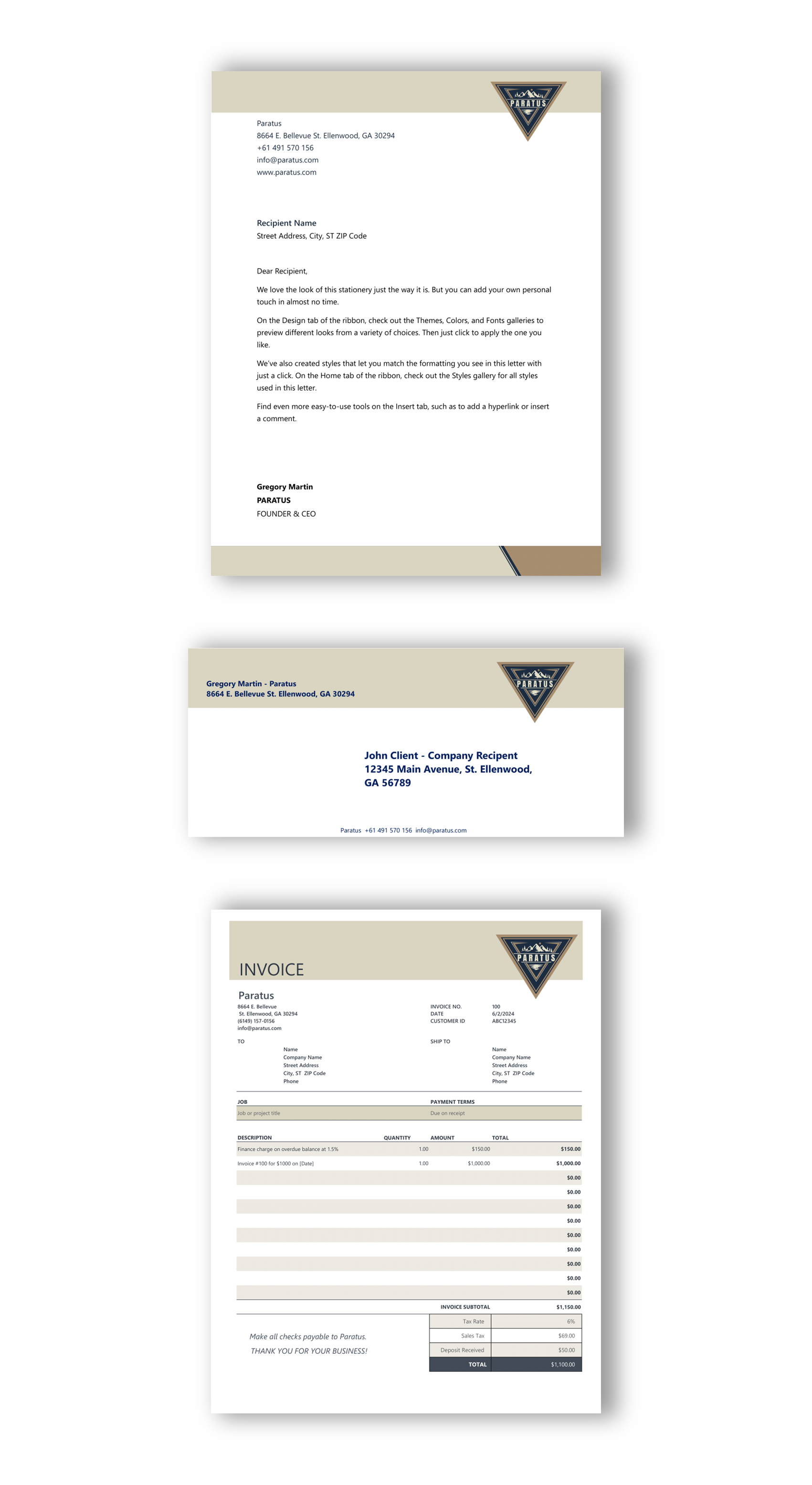 Stationery Design by joseborgesbarboza 2 for this project | Design #33055316