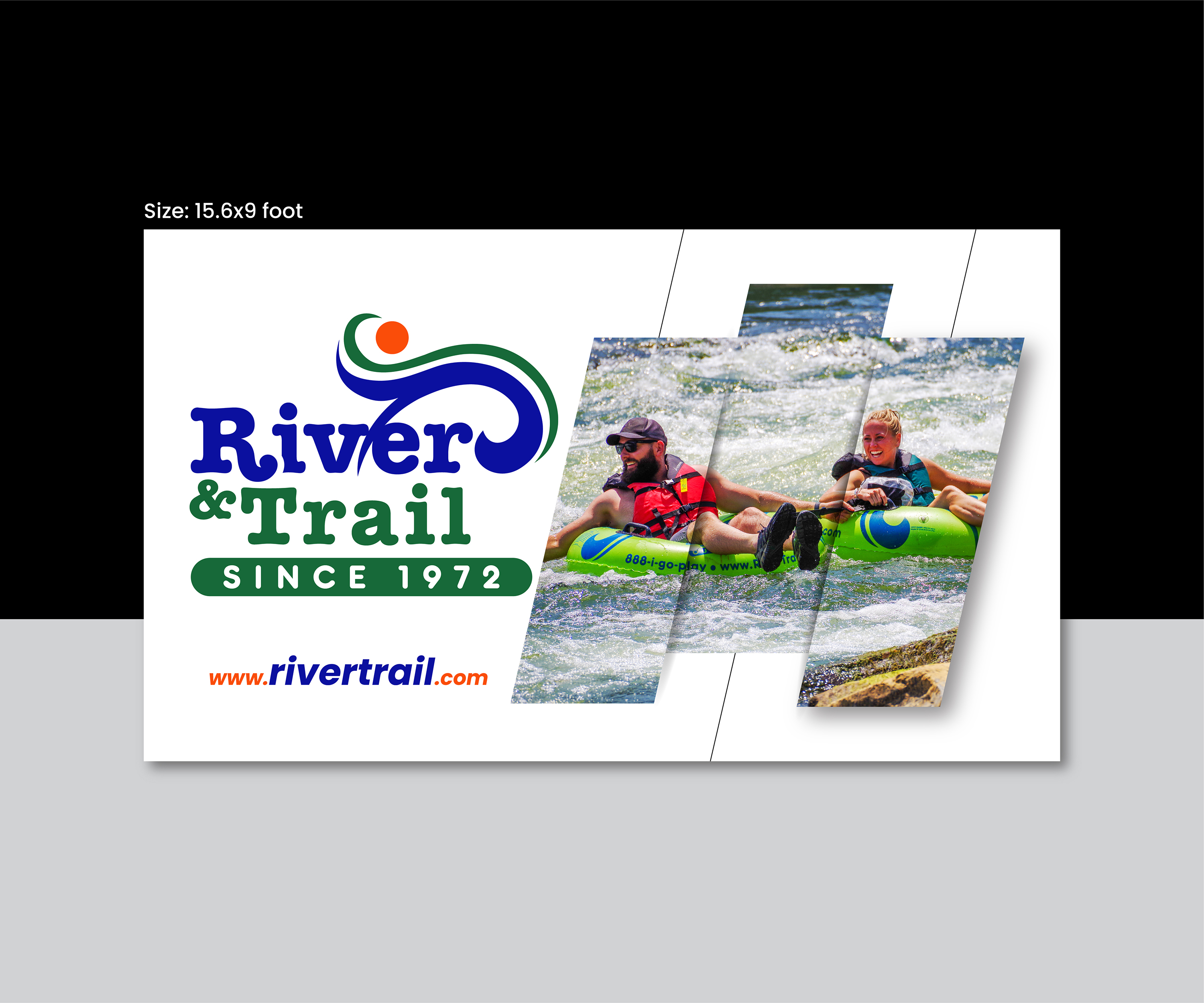 Billboard Design by Rush Advertising for River & Trail Outfitters | Design #33035497