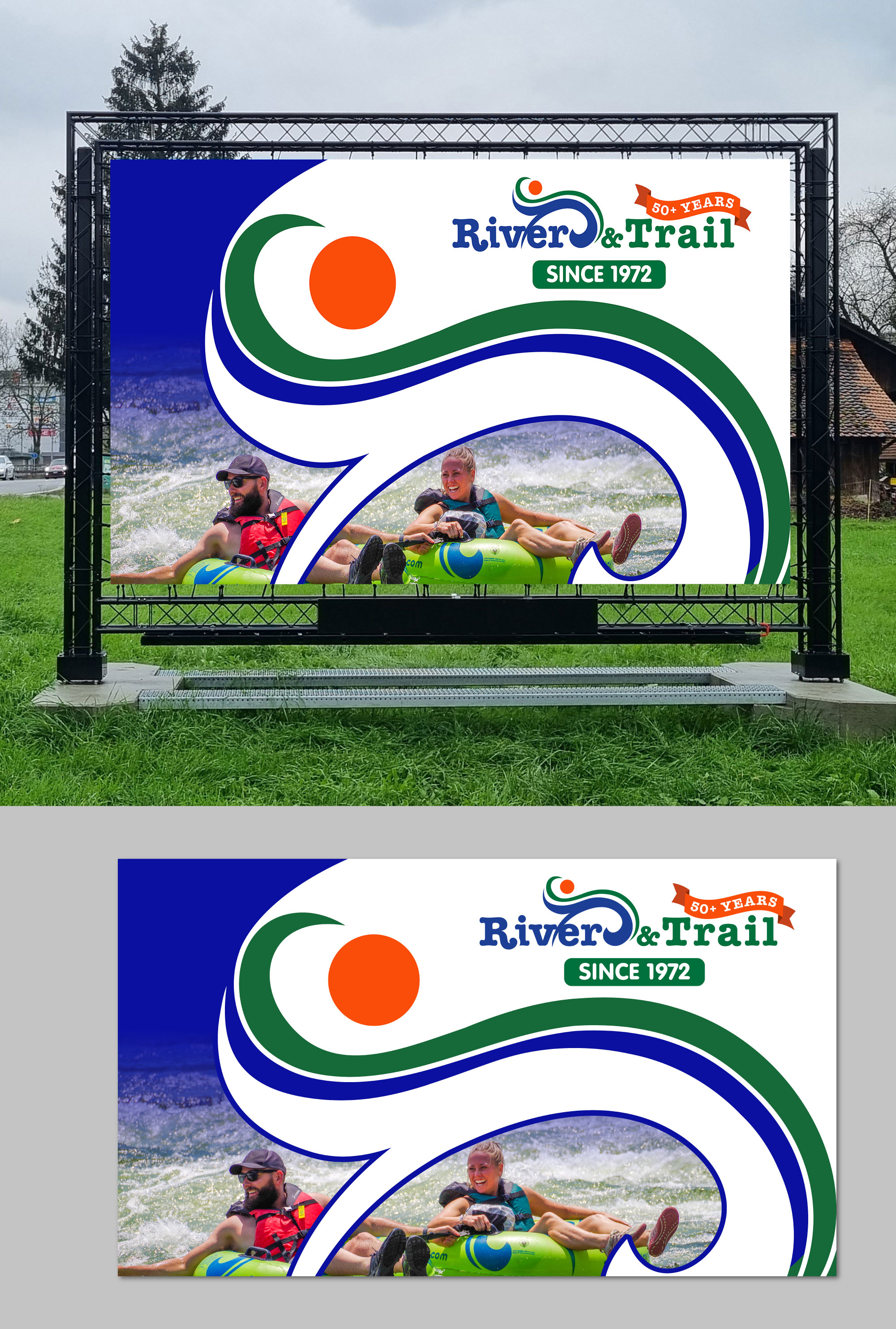 Billboard Design by Imagine design000 for River & Trail Outfitters | Design #33035360