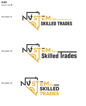 Logo Design by Rubia@ for NV STEM for Skilled Trades | Design: #33088151