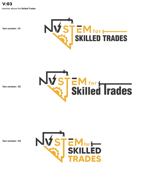 Logo Design by Rubia@ for NV STEM for Skilled Trades | Design: #33088152