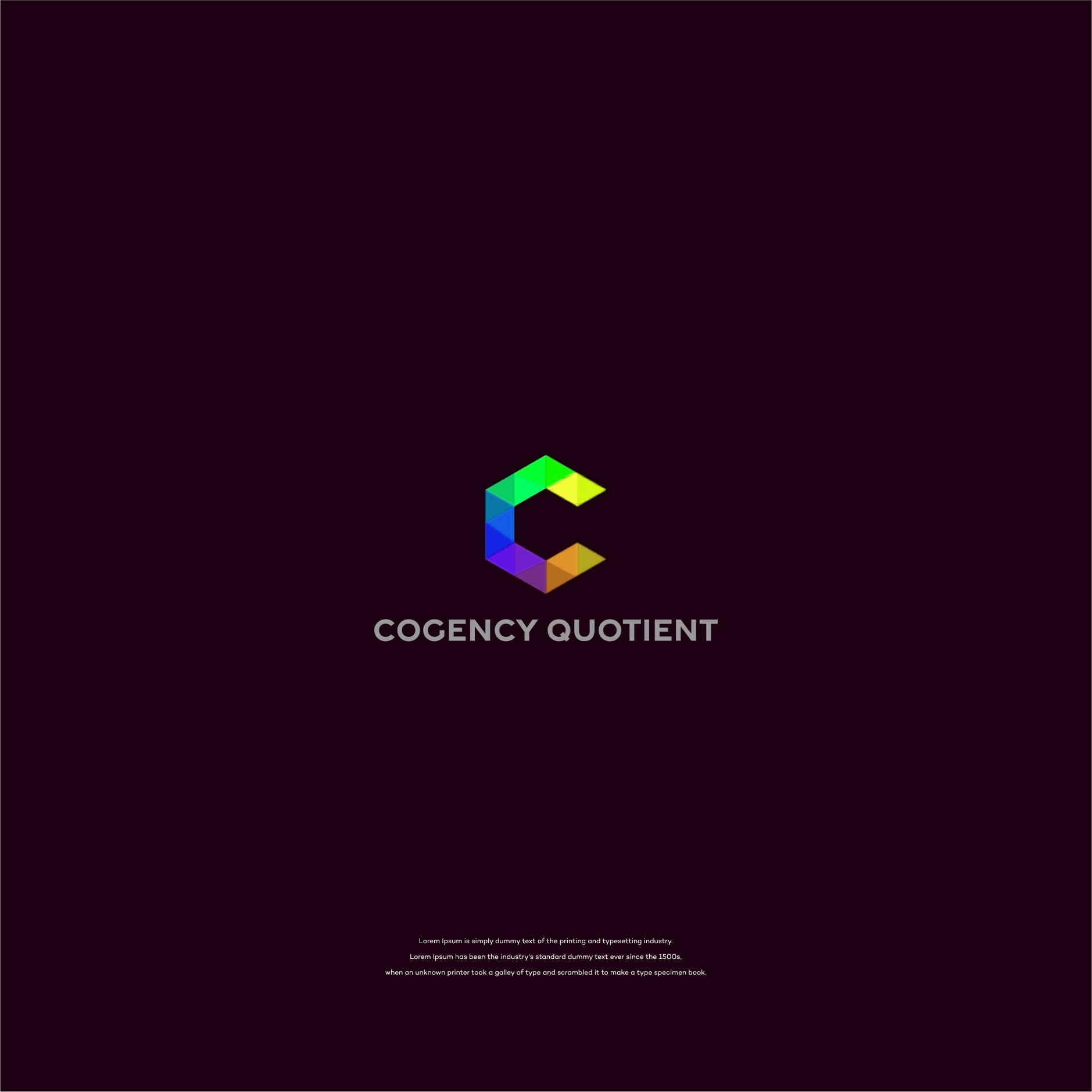 Diseño de Logo por greenking™ para Cogency Quotient | Diseño #33078437