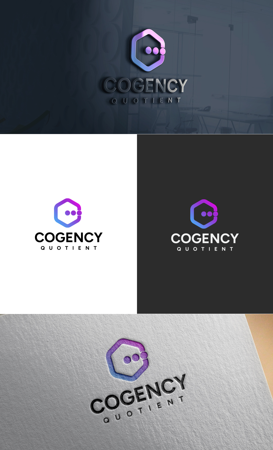 Logo-Design von GLDesigns für Cogency Quotient | Design #33032277