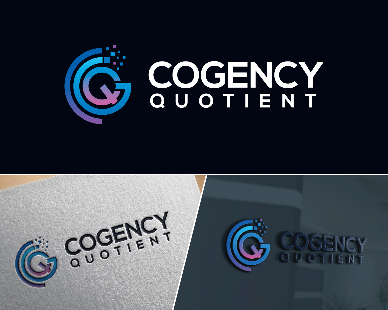 Logo Design by Atec for Cogency Quotient | Design #33049438