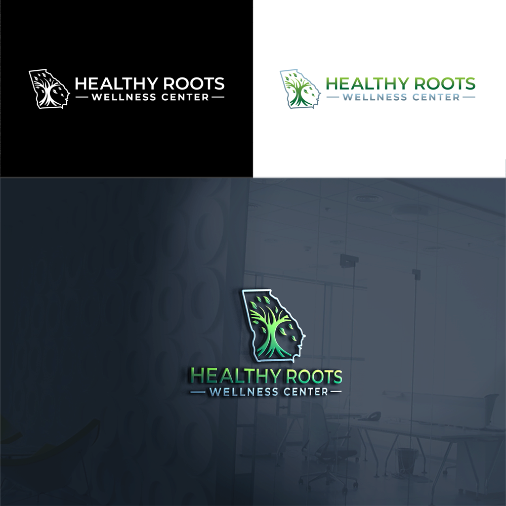 Logo Design by RA-bica for Healthy Roots Wellness Center | Design #33035657