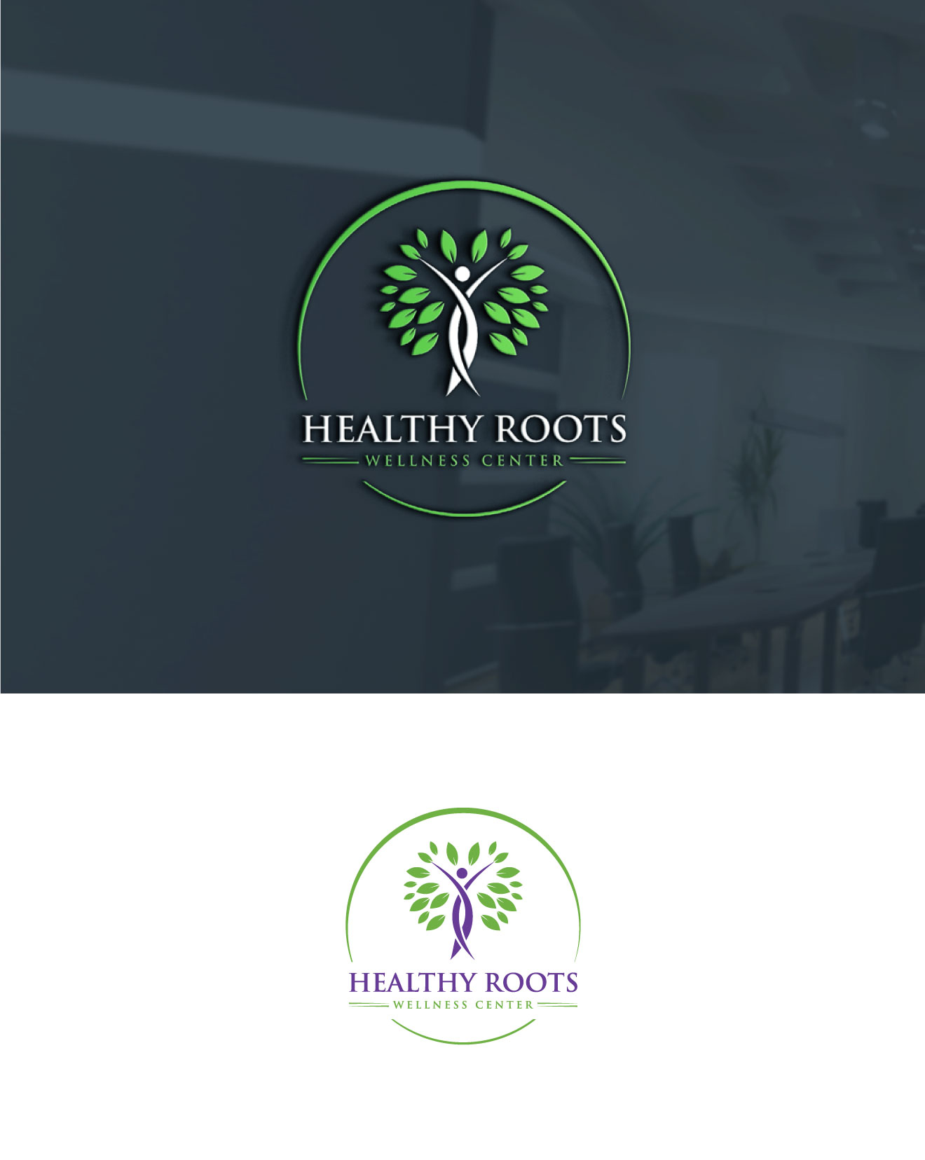 Logo Design by Ben Affleck for Healthy Roots Wellness Center | Design #33064560