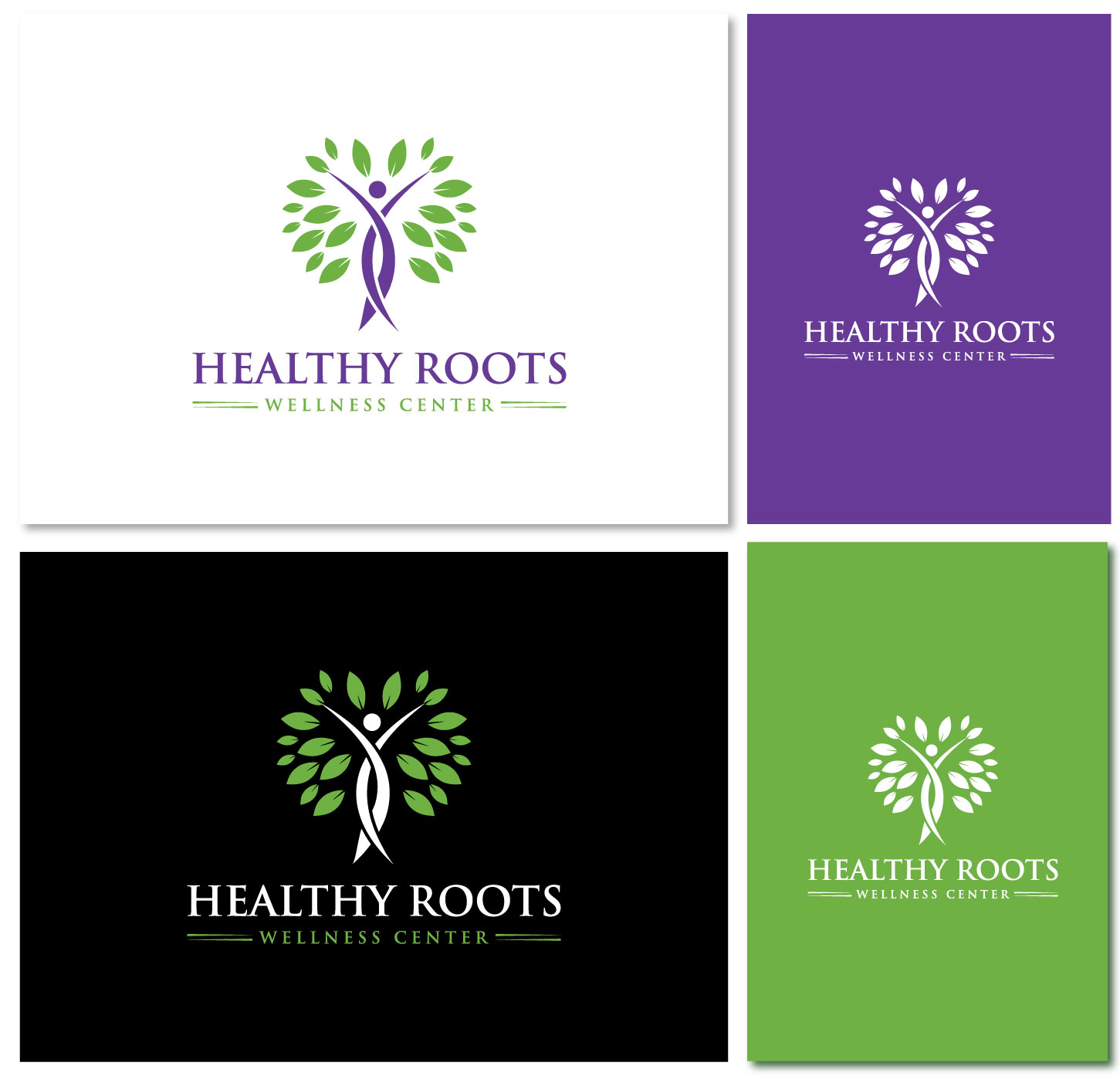 Logo Design by Ben Affleck for Healthy Roots Wellness Center | Design #33064561