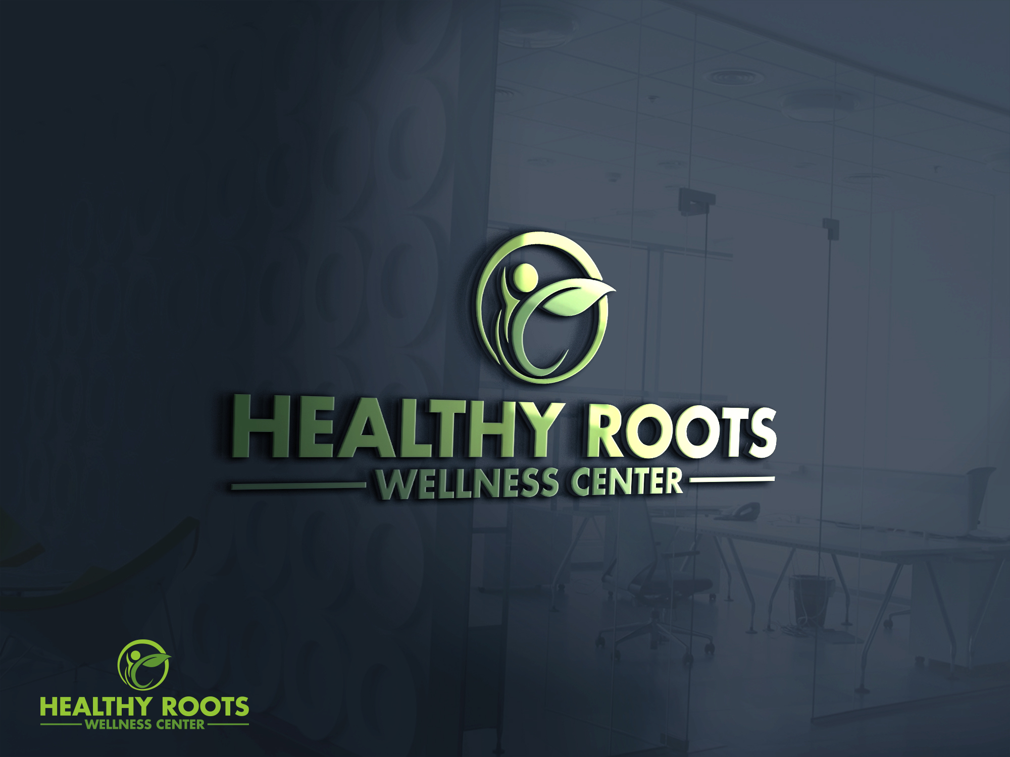 Logo Design by mekail for Healthy Roots Wellness Center | Design #33047248