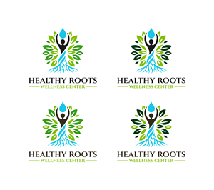 Logo Design by Deejah for Healthy Roots Wellness Center | Design: #33105937