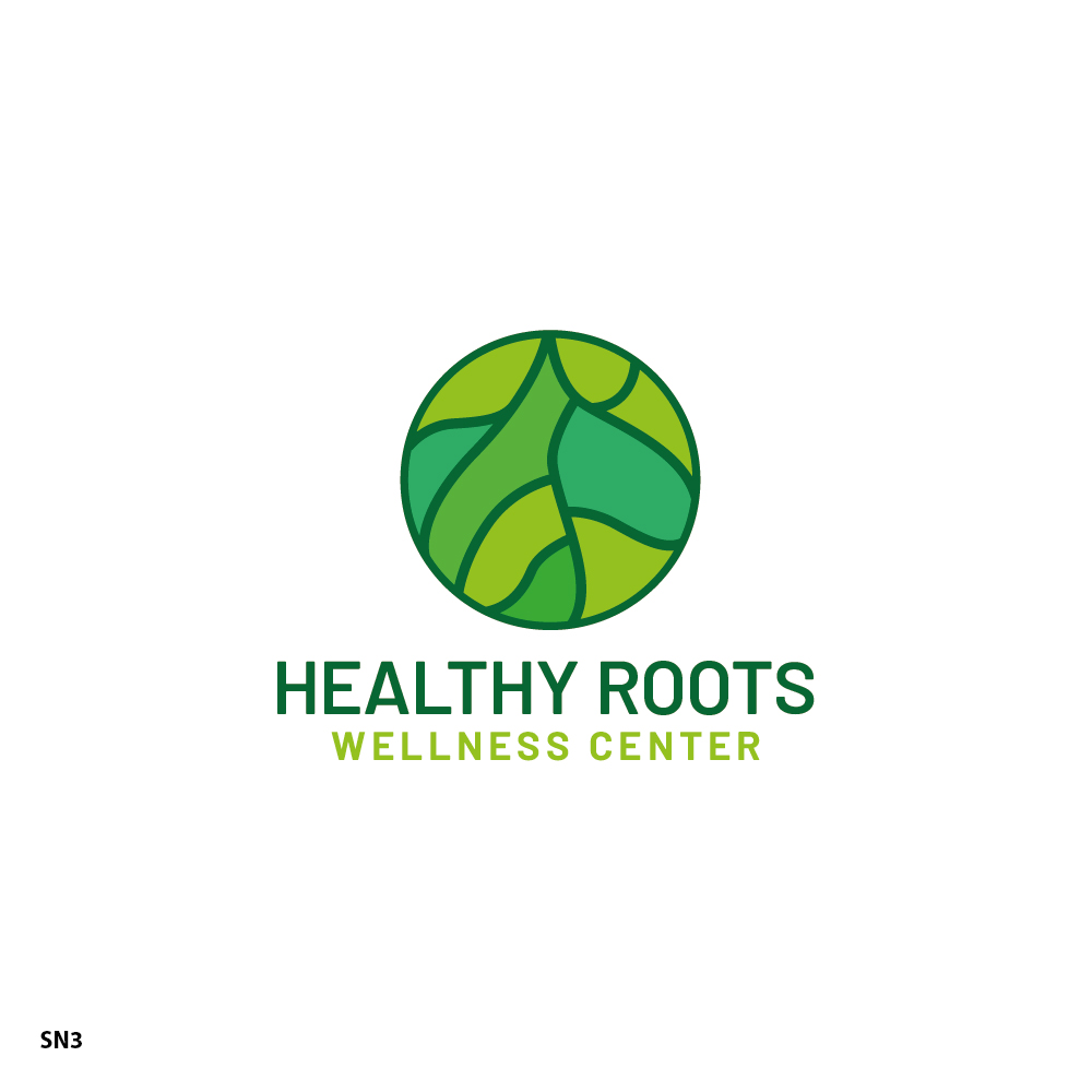 Logo Design by Sujit Banerjee for Healthy Roots Wellness Center | Design #33036878