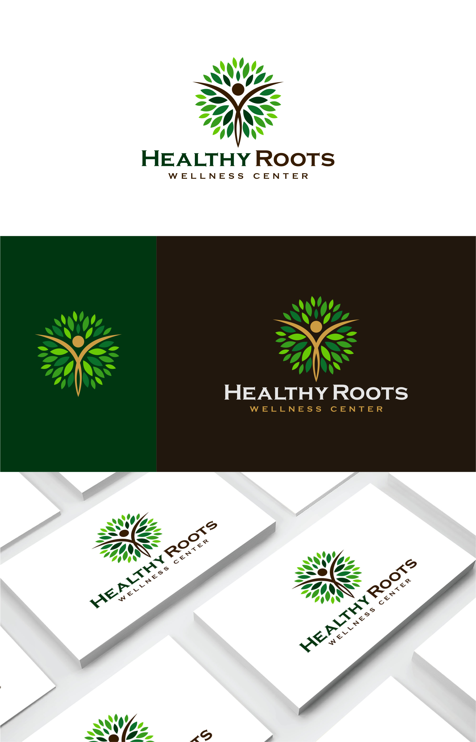 Logo Design by artswolf for Healthy Roots Wellness Center | Design #33063903