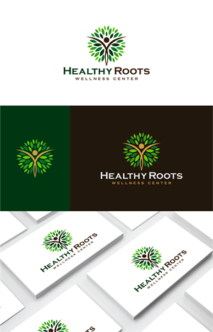 Logo Design by artswolf for Healthy Roots Wellness Center | Design: #33063903