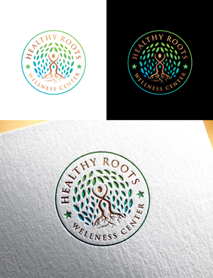 Logo Design by step forward 2 for Healthy Roots Wellness Center | Design: #33034762