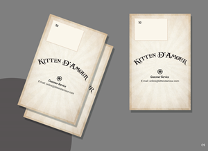 Diseño Web por pb para Kitten D'Amour | Diseño: #33046019