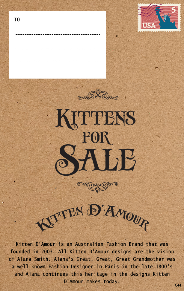 Diseño Web por pb para Kitten D'Amour | Diseño #33046020