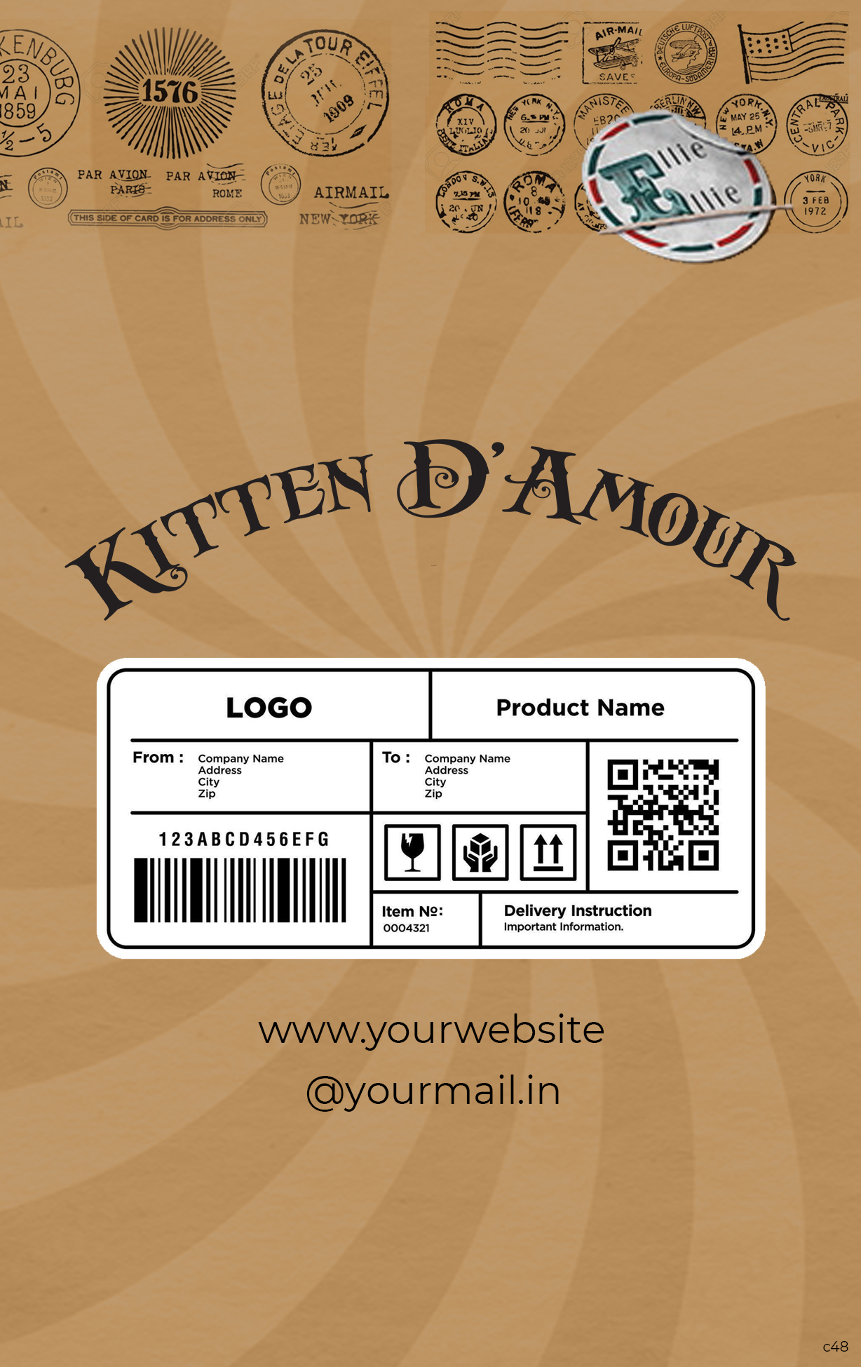 Diseño Web por pb para Kitten D'Amour | Diseño #33046025