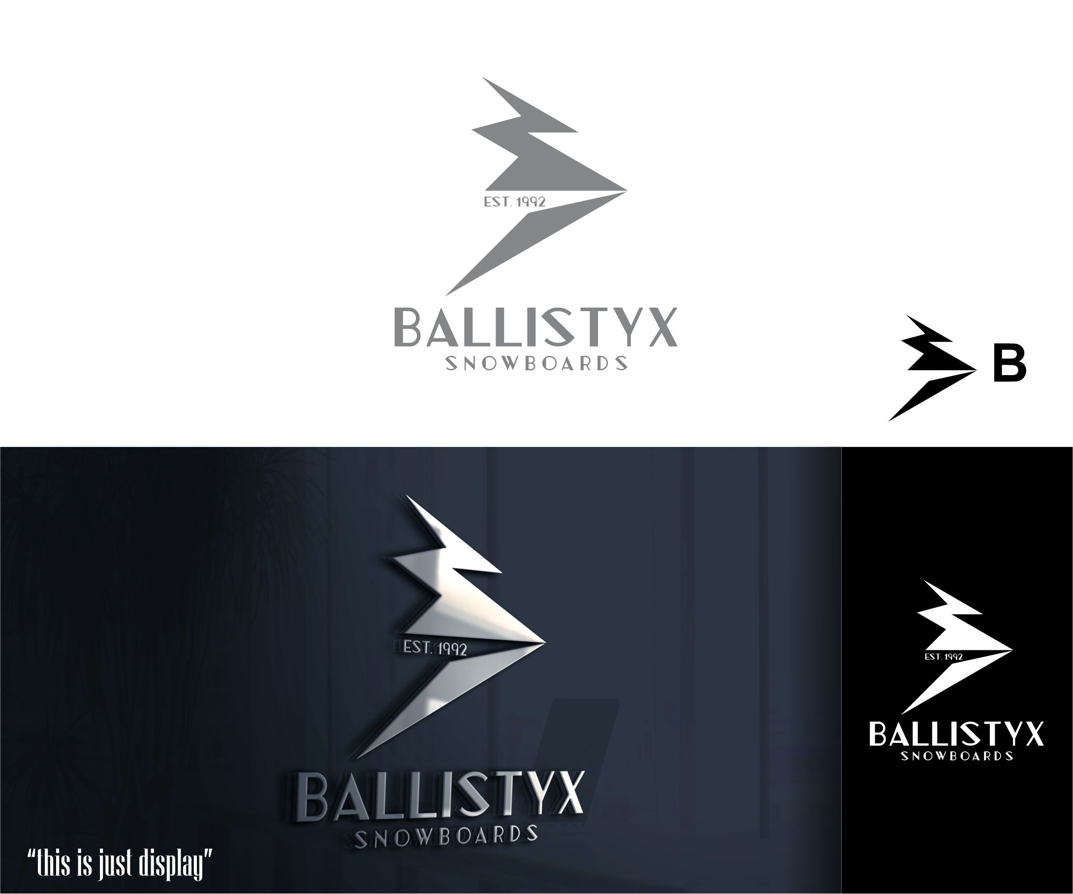 Logo Design by alkaline for Ballistyx Snowboard | Design #33044948