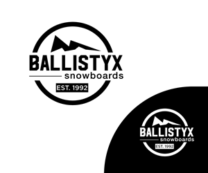 Logo Design by Kavth for Ballistyx Snowboard | Design: #33081383