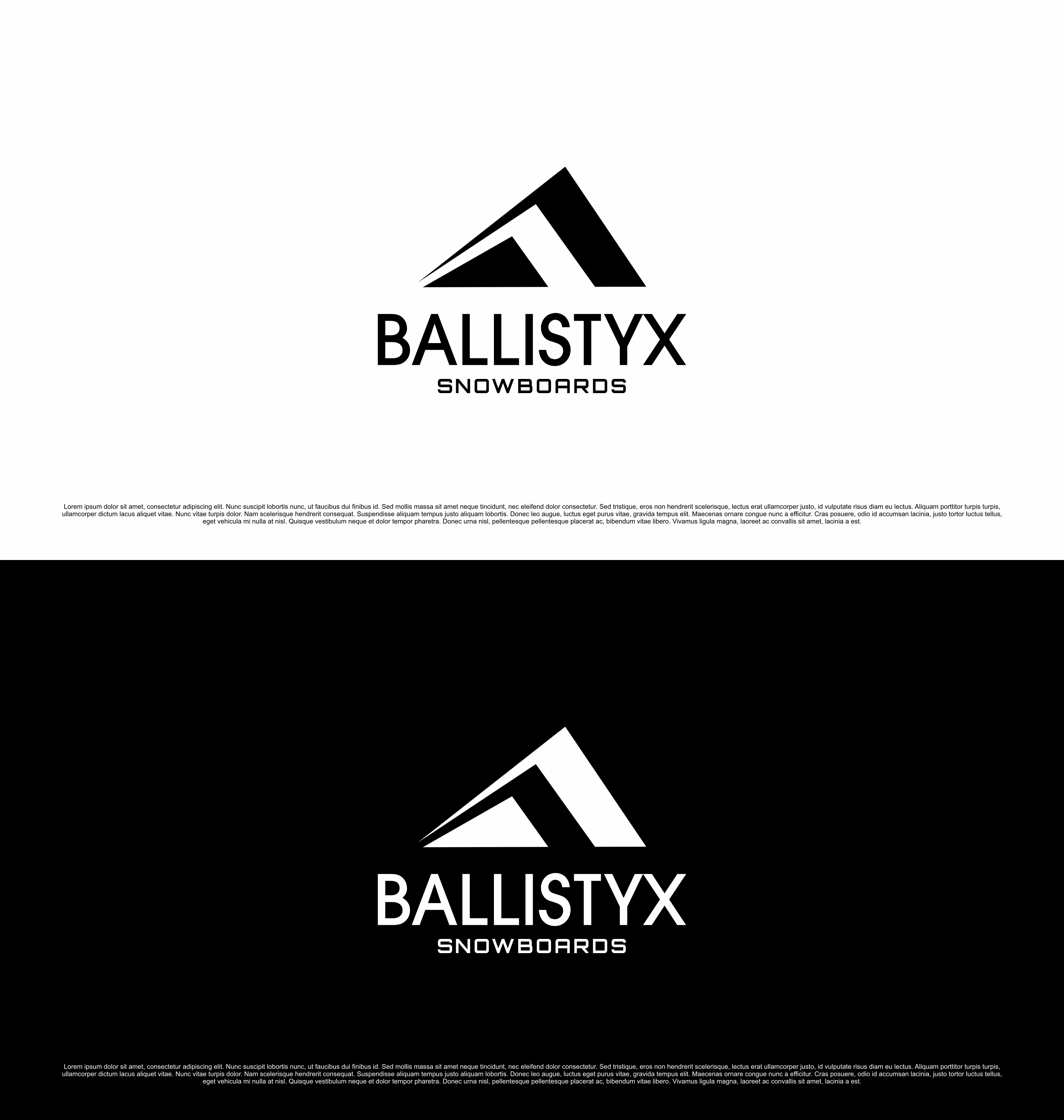 Logo Design by saesean for Ballistyx Snowboard | Design #33054986