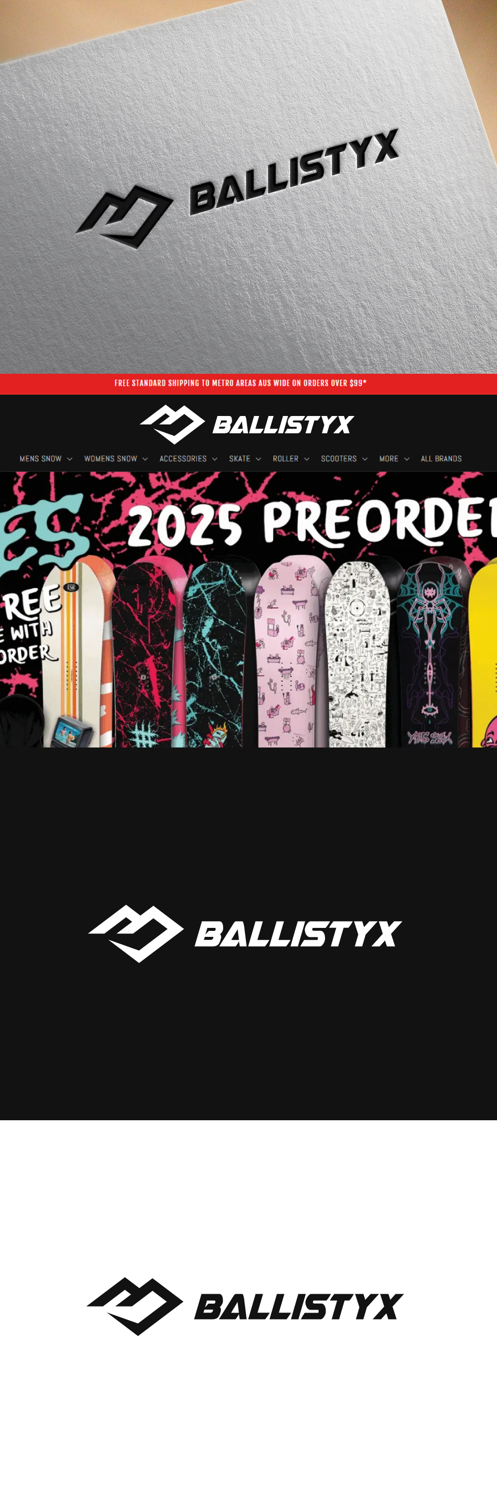 Logo Design by designA78 for Ballistyx Snowboard | Design #33038400