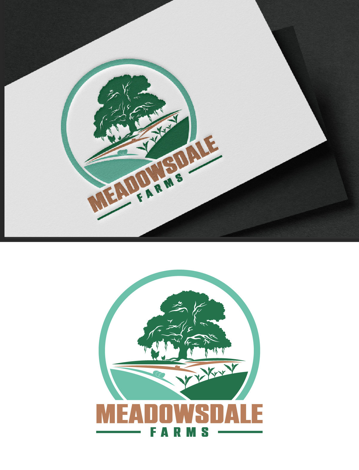 Logo Design by Loknath for Meadowsdale Farms LLC | Design #33043676