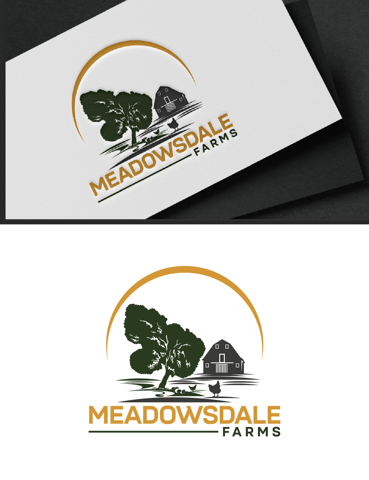 Logo Design by Loknath for Meadowsdale Farms LLC | Design #33043677