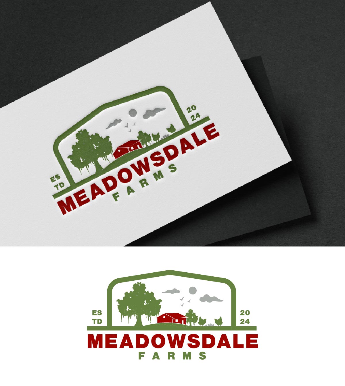 Logo Design by Loknath for Meadowsdale Farms LLC | Design #33044269