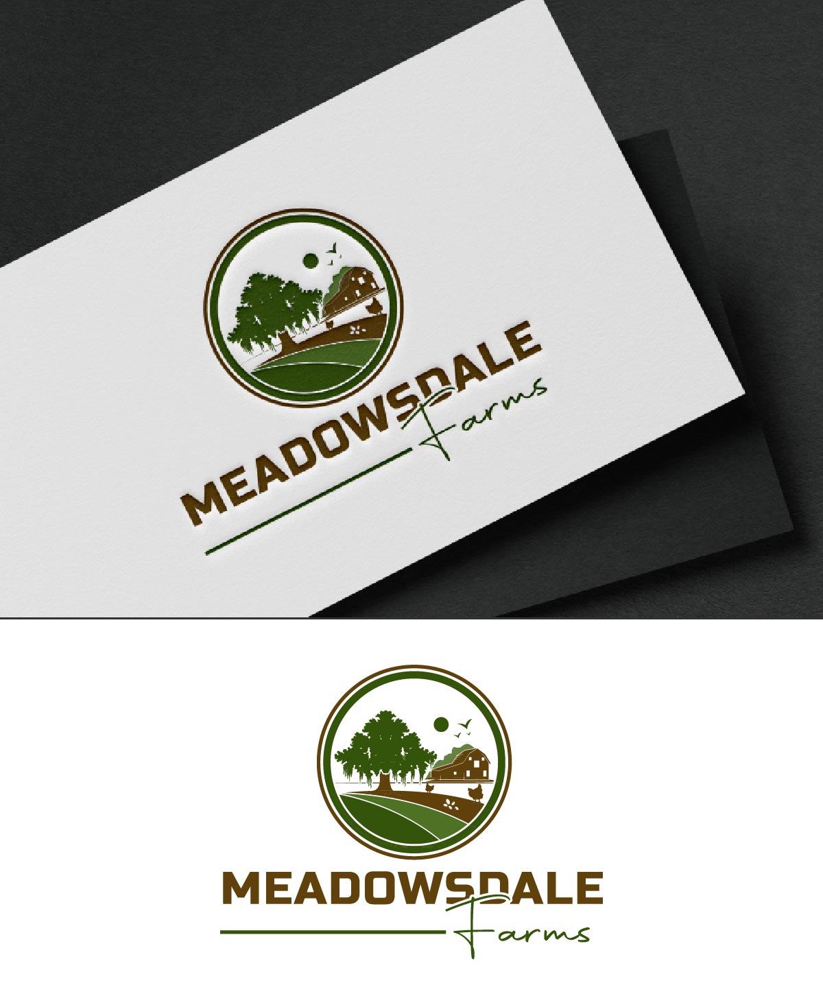 Logo Design by Loknath for Meadowsdale Farms LLC | Design #33044270