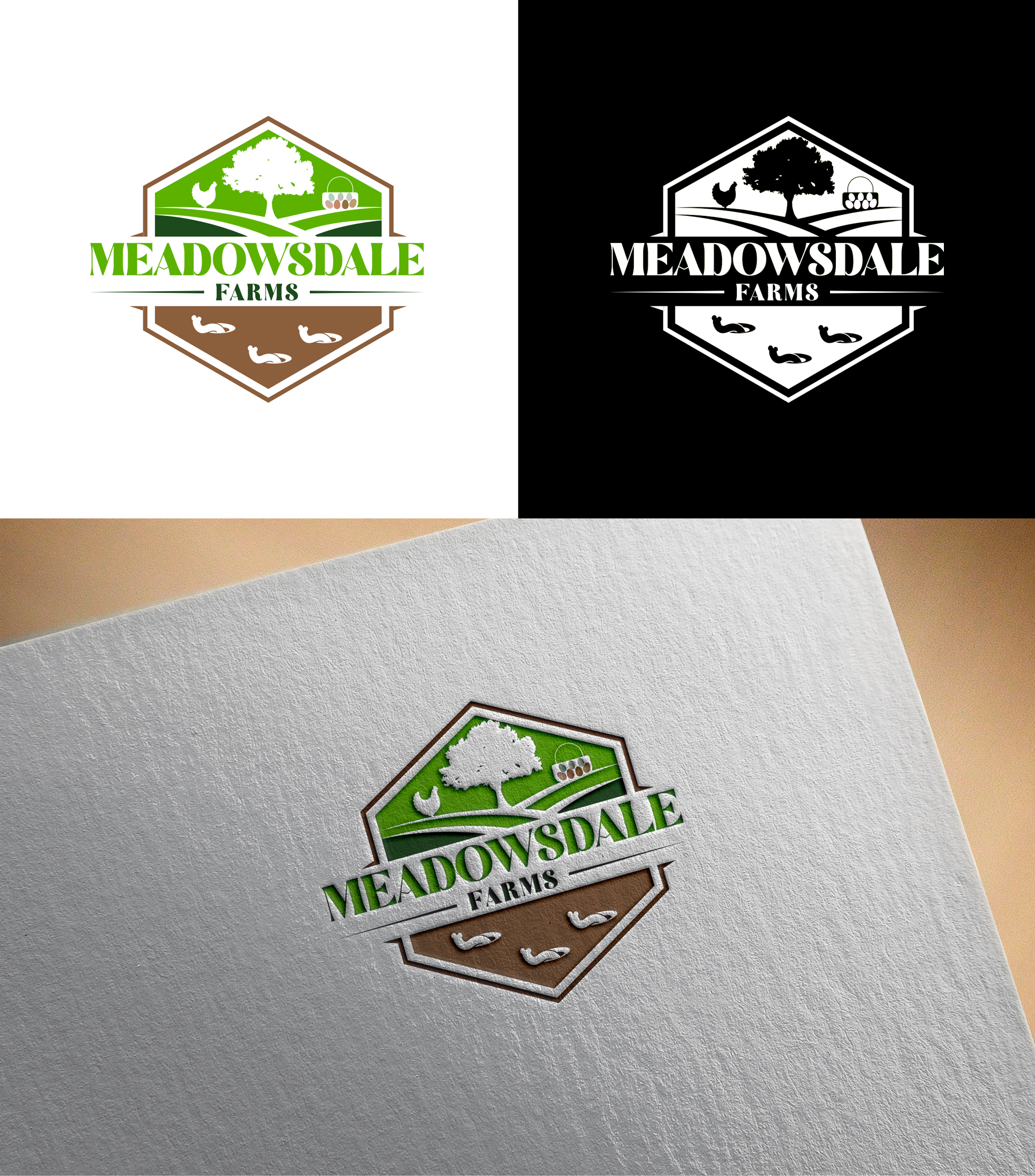 Logo Design by RA-bica for Meadowsdale Farms LLC | Design #33044530