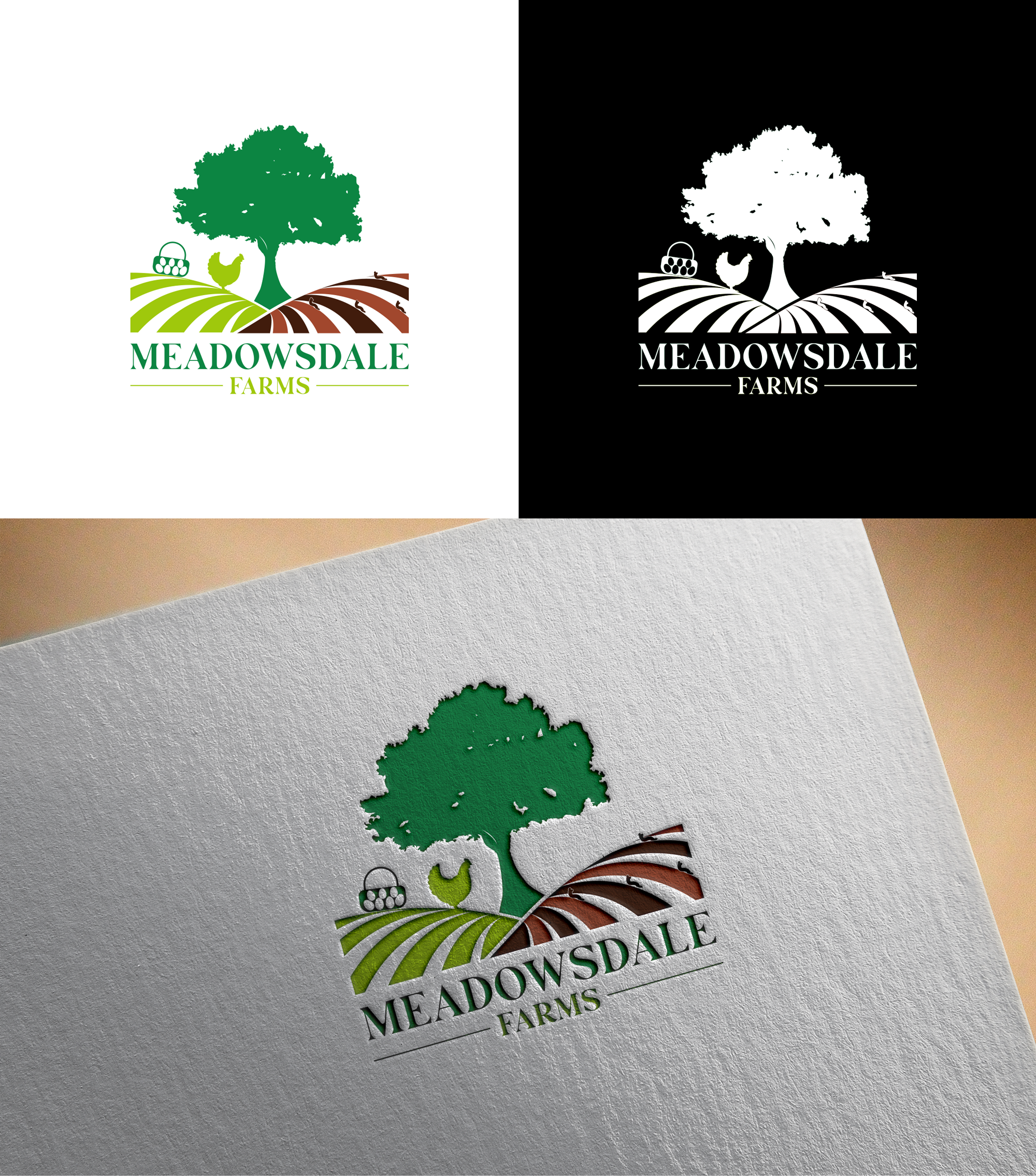 Logo Design by RA-bica for Meadowsdale Farms LLC | Design #33049817