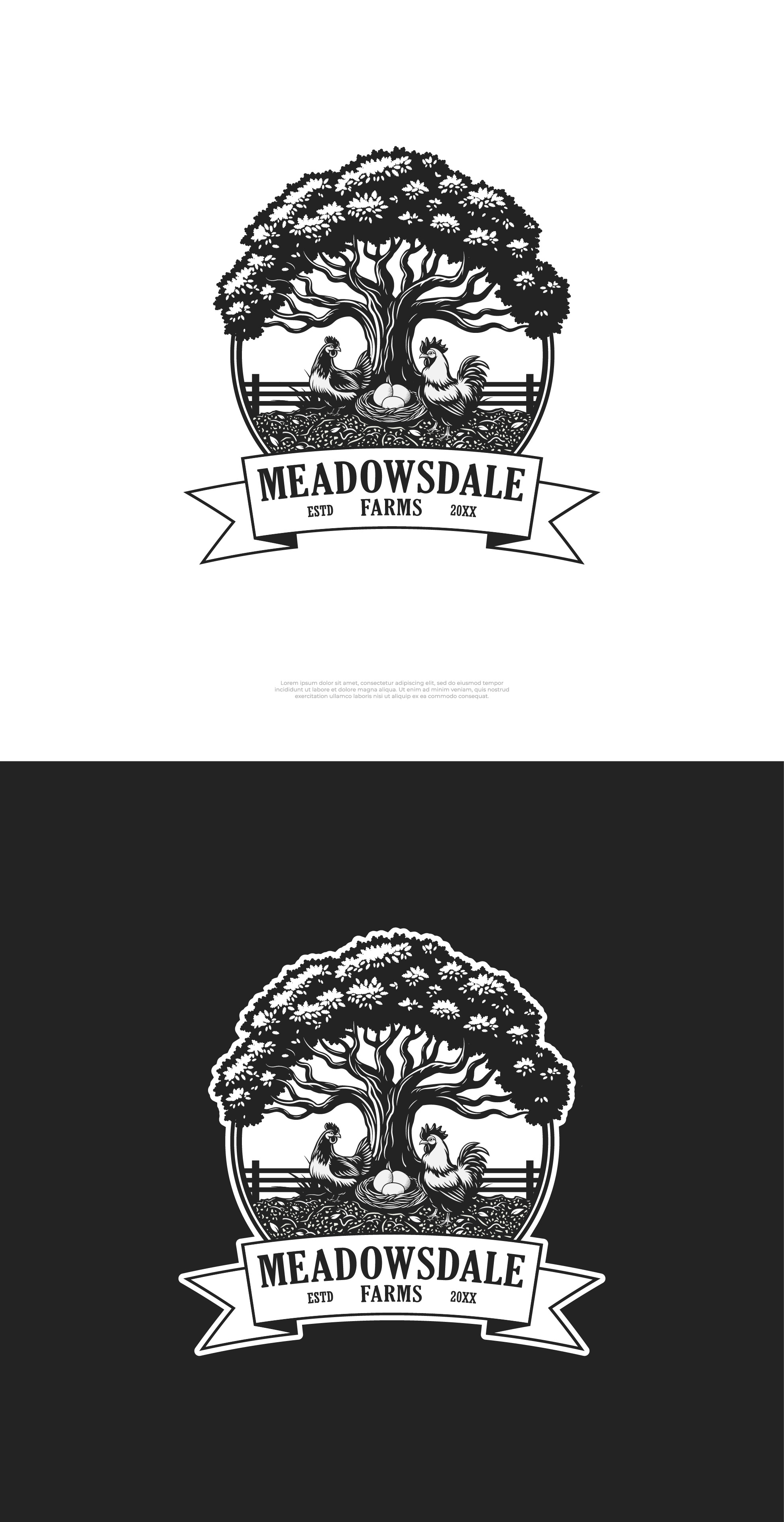 Logo Design by Nash_Shaha for Meadowsdale Farms LLC | Design #33064211