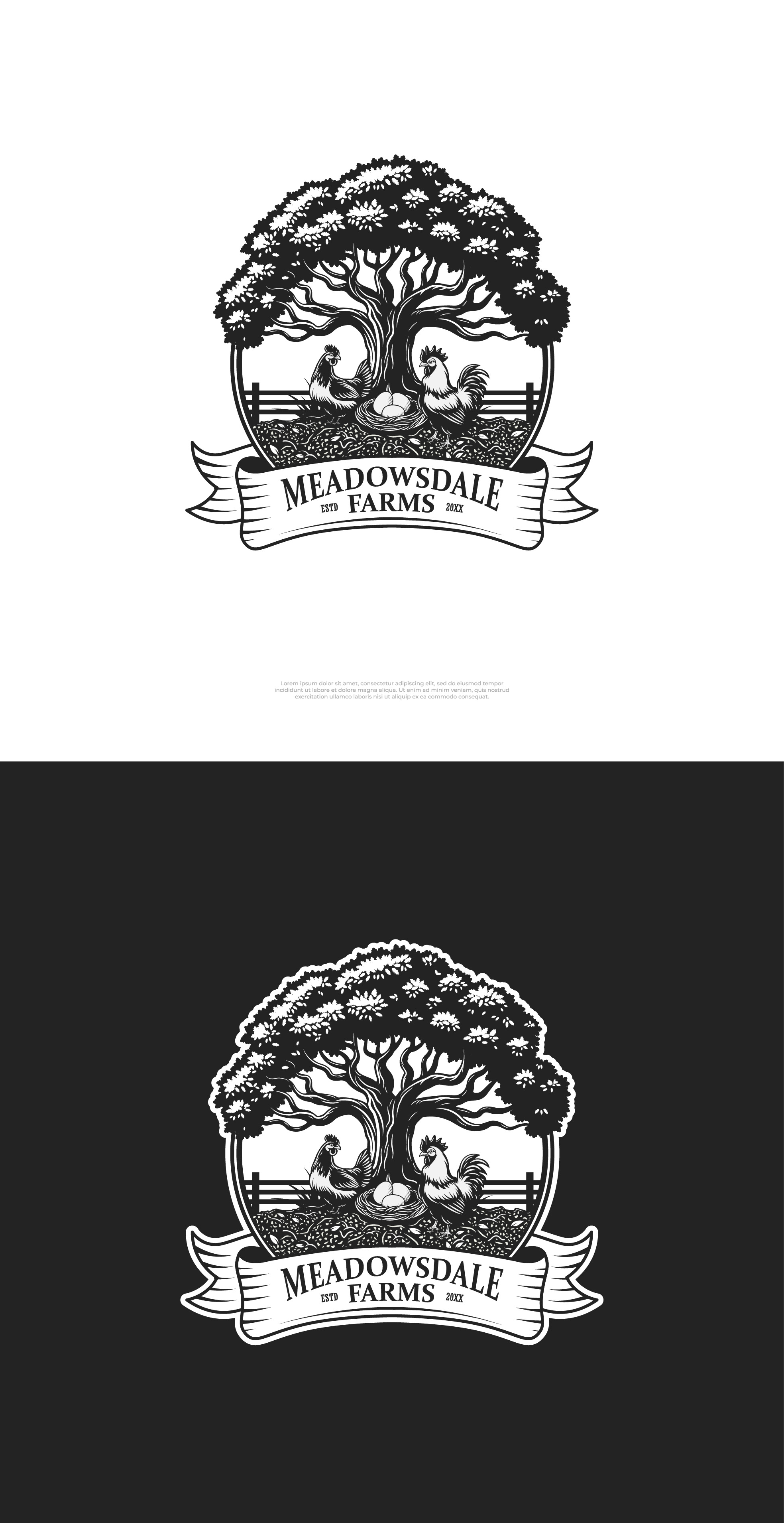 Logo Design by Nash_Shaha for Meadowsdale Farms LLC | Design #33066587