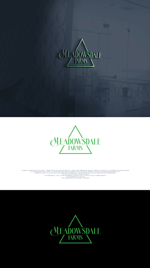 Logo Design by 100%design for Meadowsdale Farms LLC | Design: #33053993