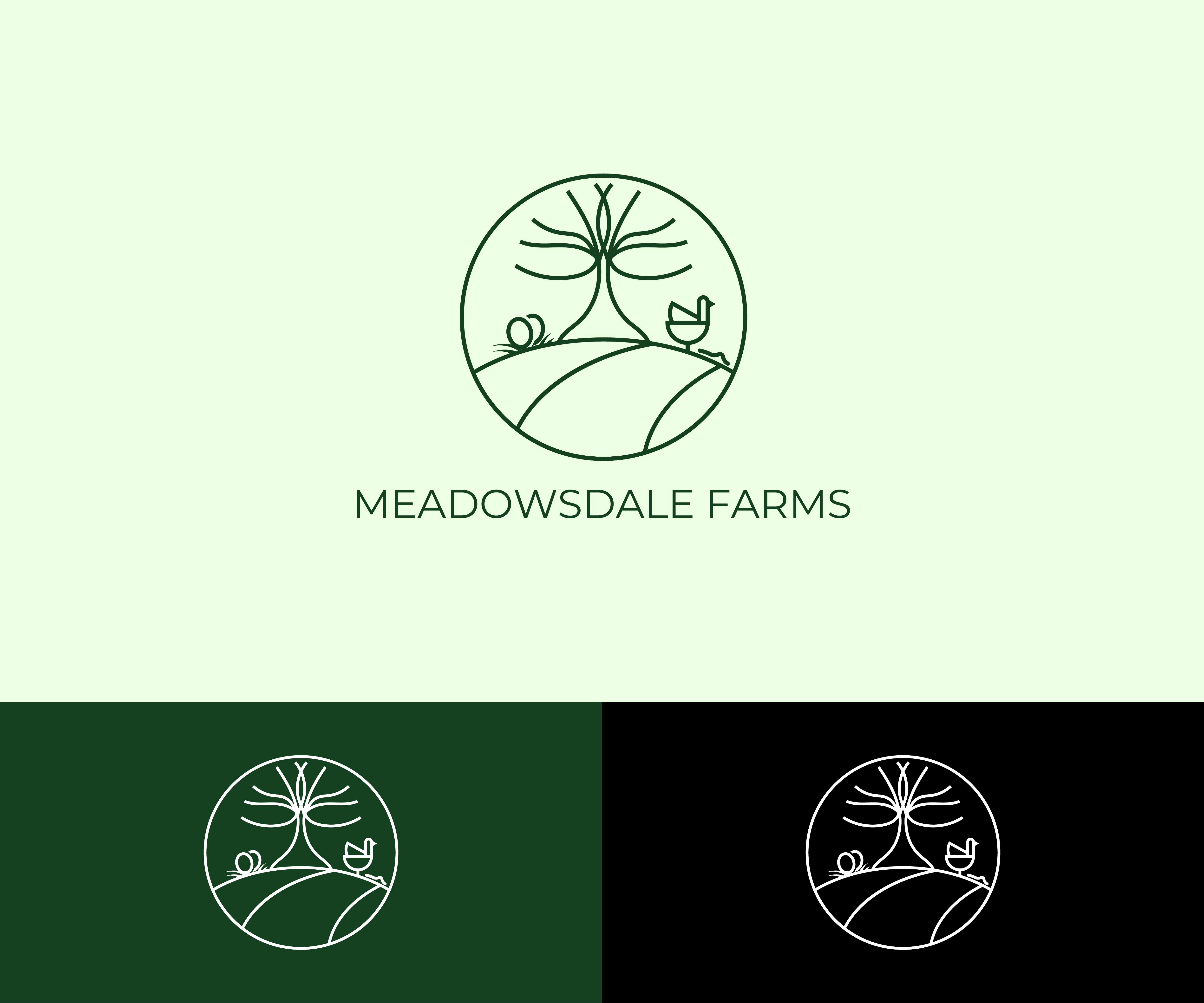 Logo Design by Boril Std for Meadowsdale Farms LLC | Design #33055871