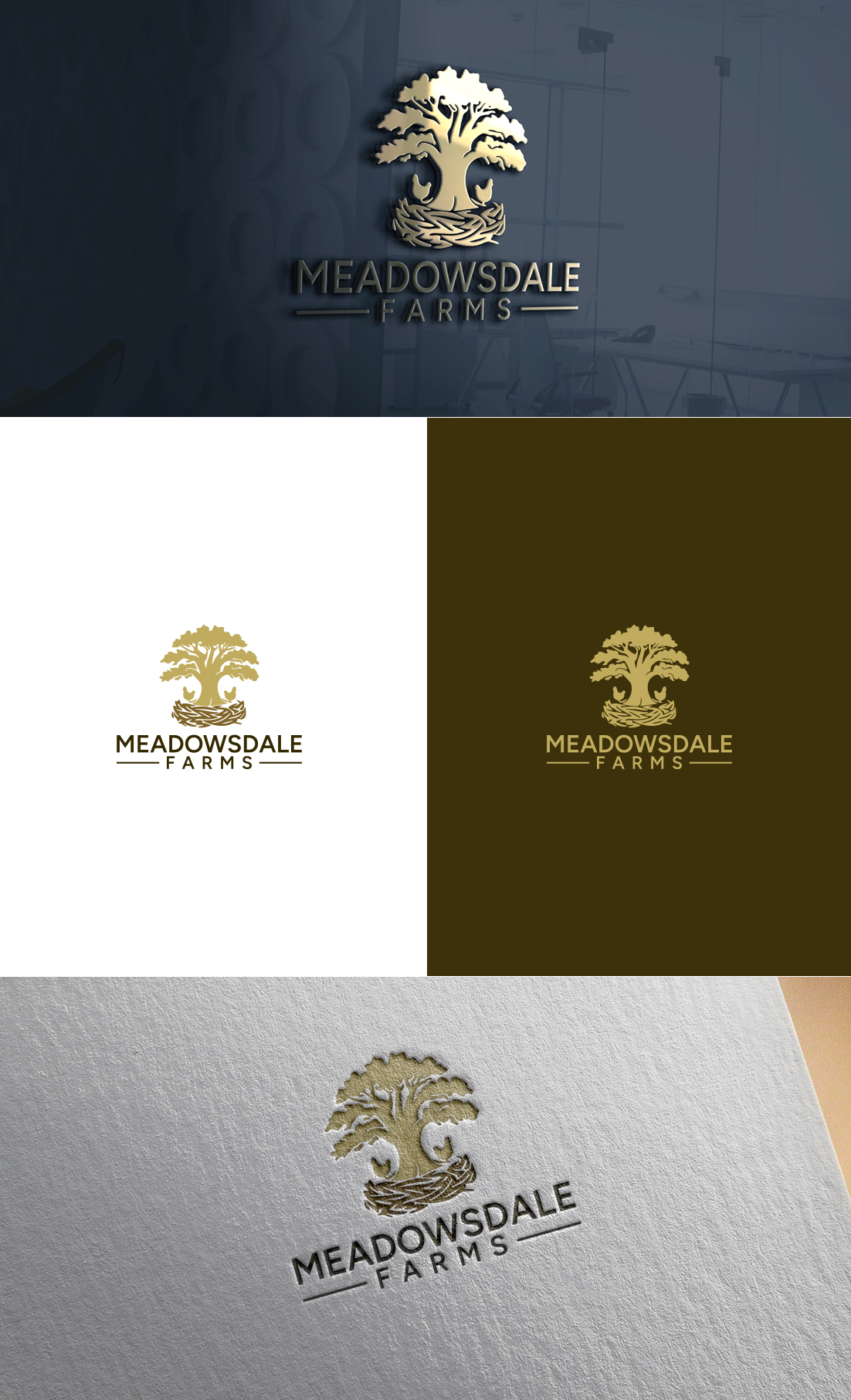 Logo Design by GLDesigns for Meadowsdale Farms LLC | Design #33046668